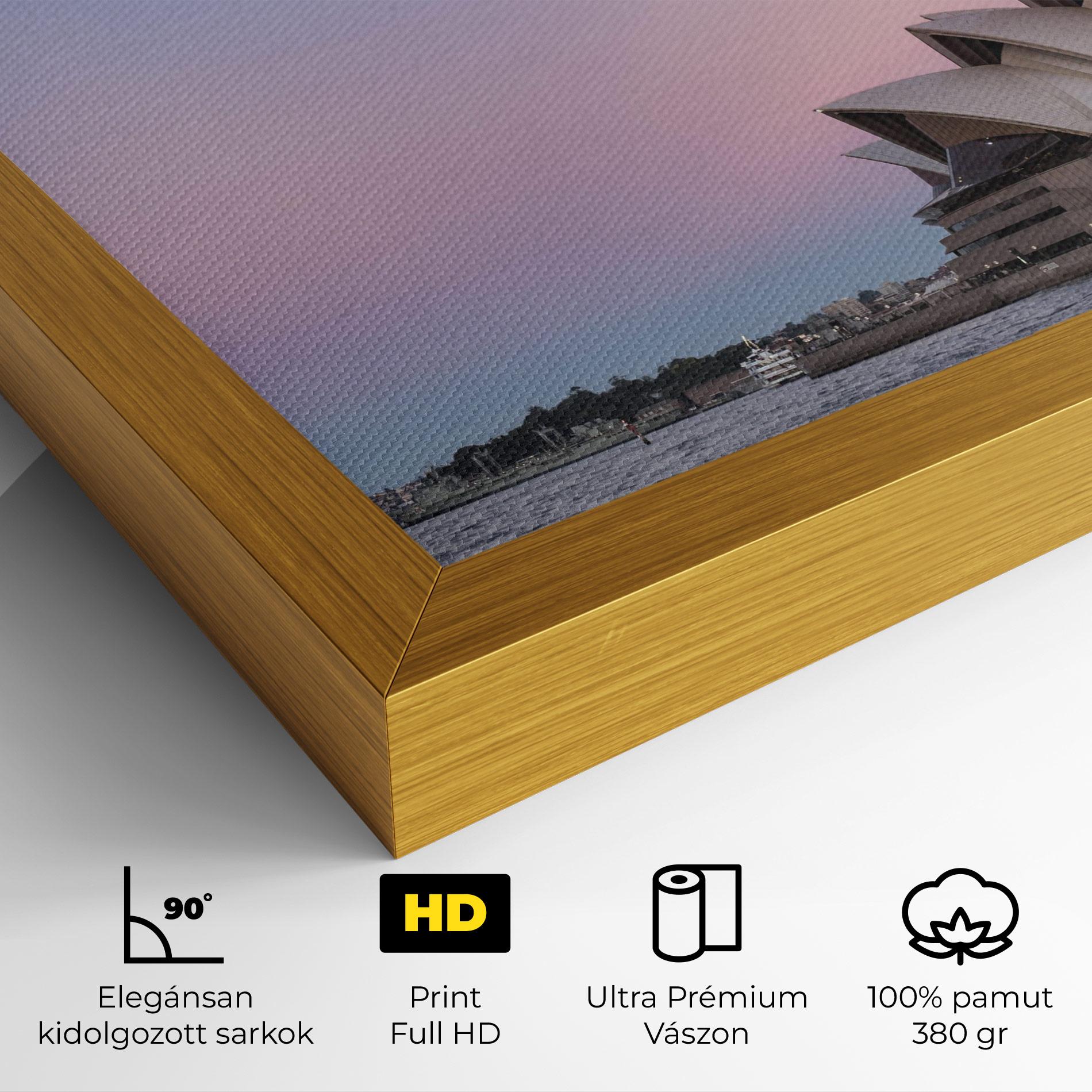 Vászonkép Sydney Purple Sky mockup 4