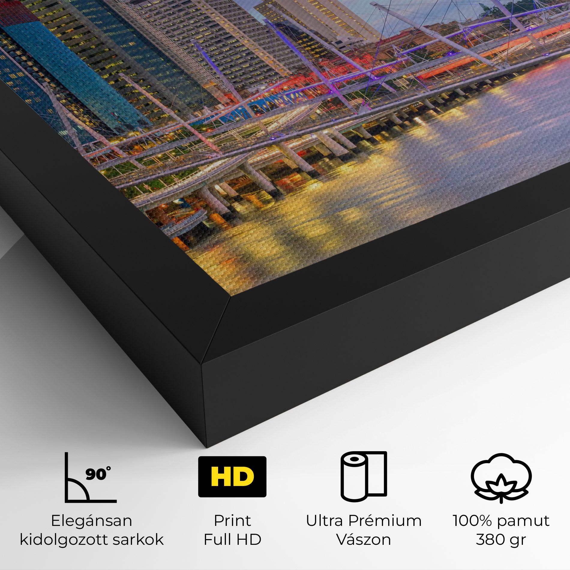 Vászonkép Brisbane River Australia mockup 4