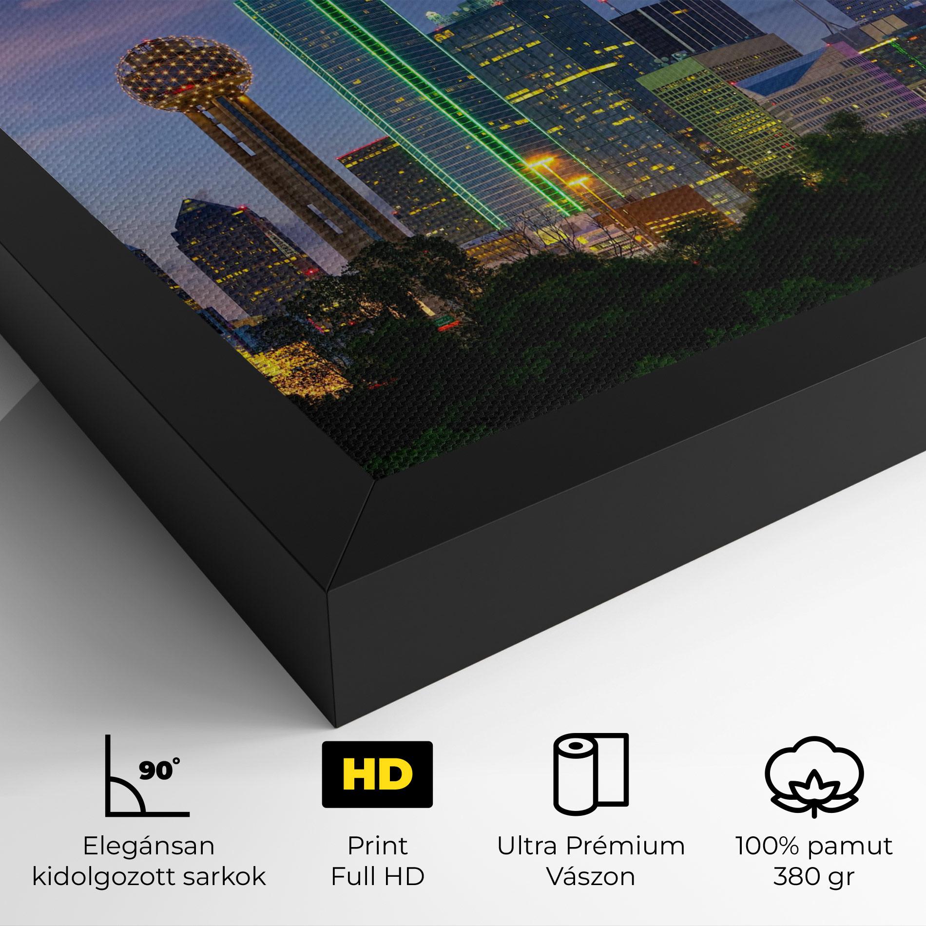 Vászonkép Dallas Dusk mockup 4