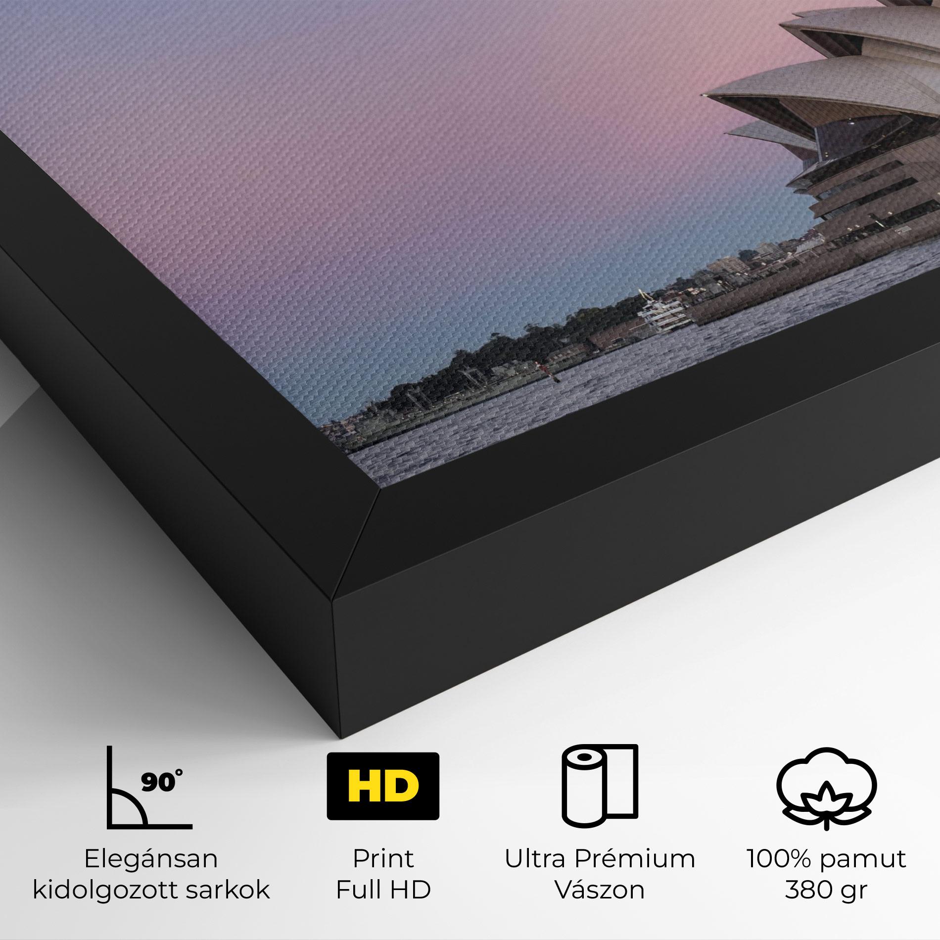 Vászonkép Sydney Purple Sky mockup 4