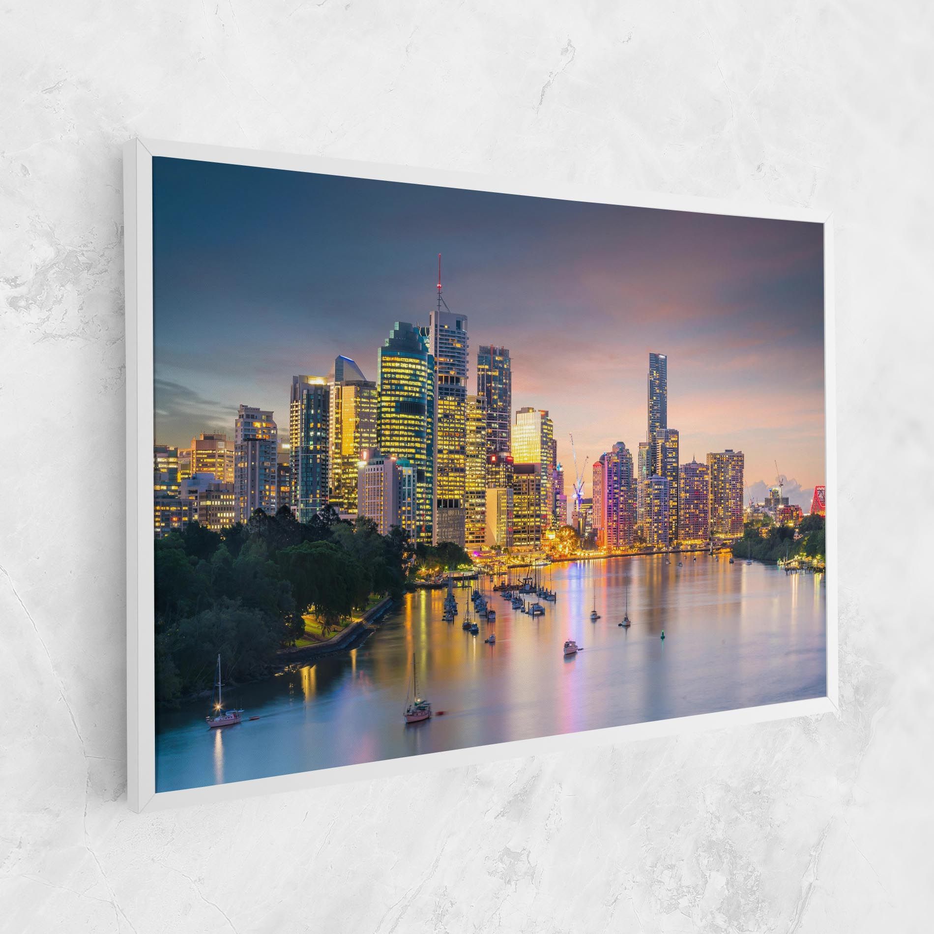 Brisbane City Skyline mockup 1