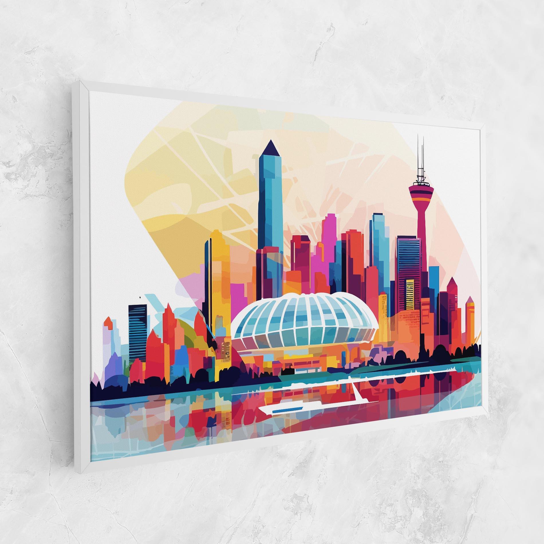 Vászonkép Olympic Stadium Color mockup 1