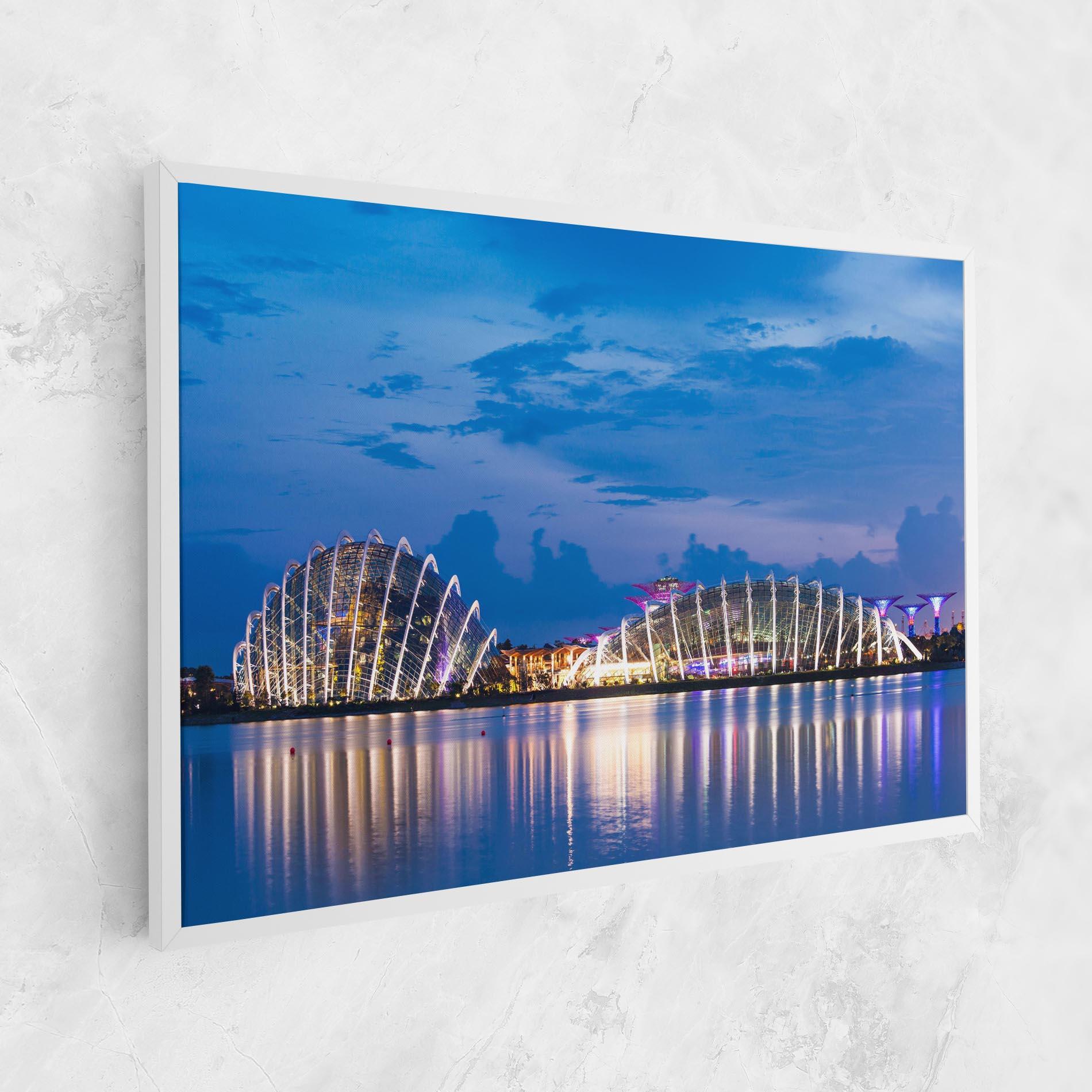 Vászonkép Singapore Blue Sunset mockup 1