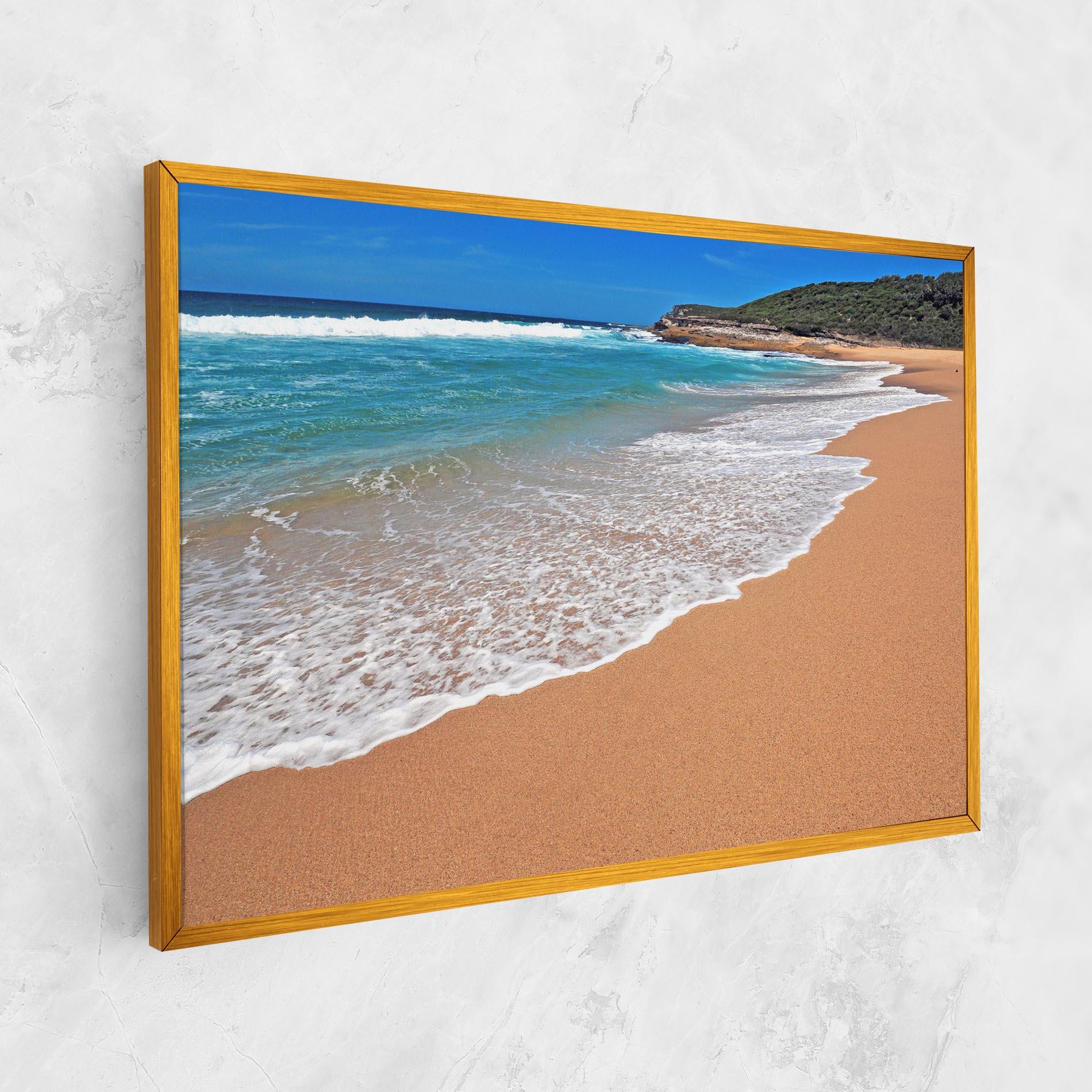 Vászonkép Pristine Beach mockup 1