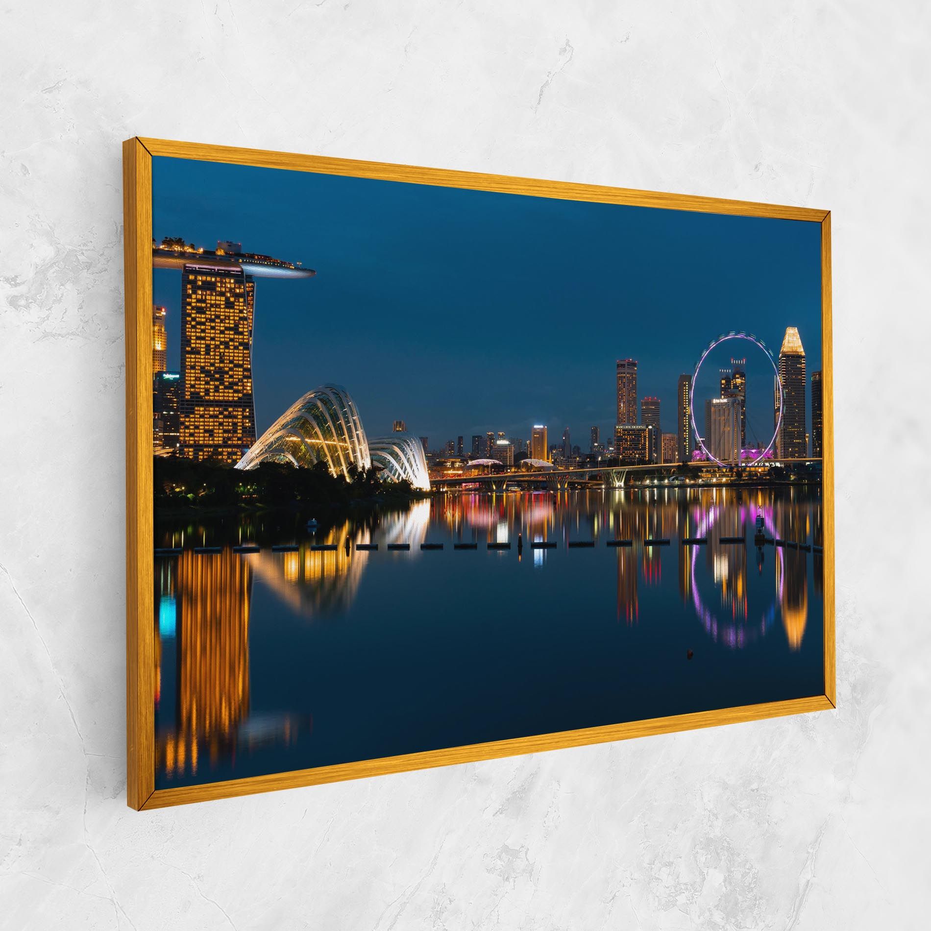 Singapore City Skyline mockup 1