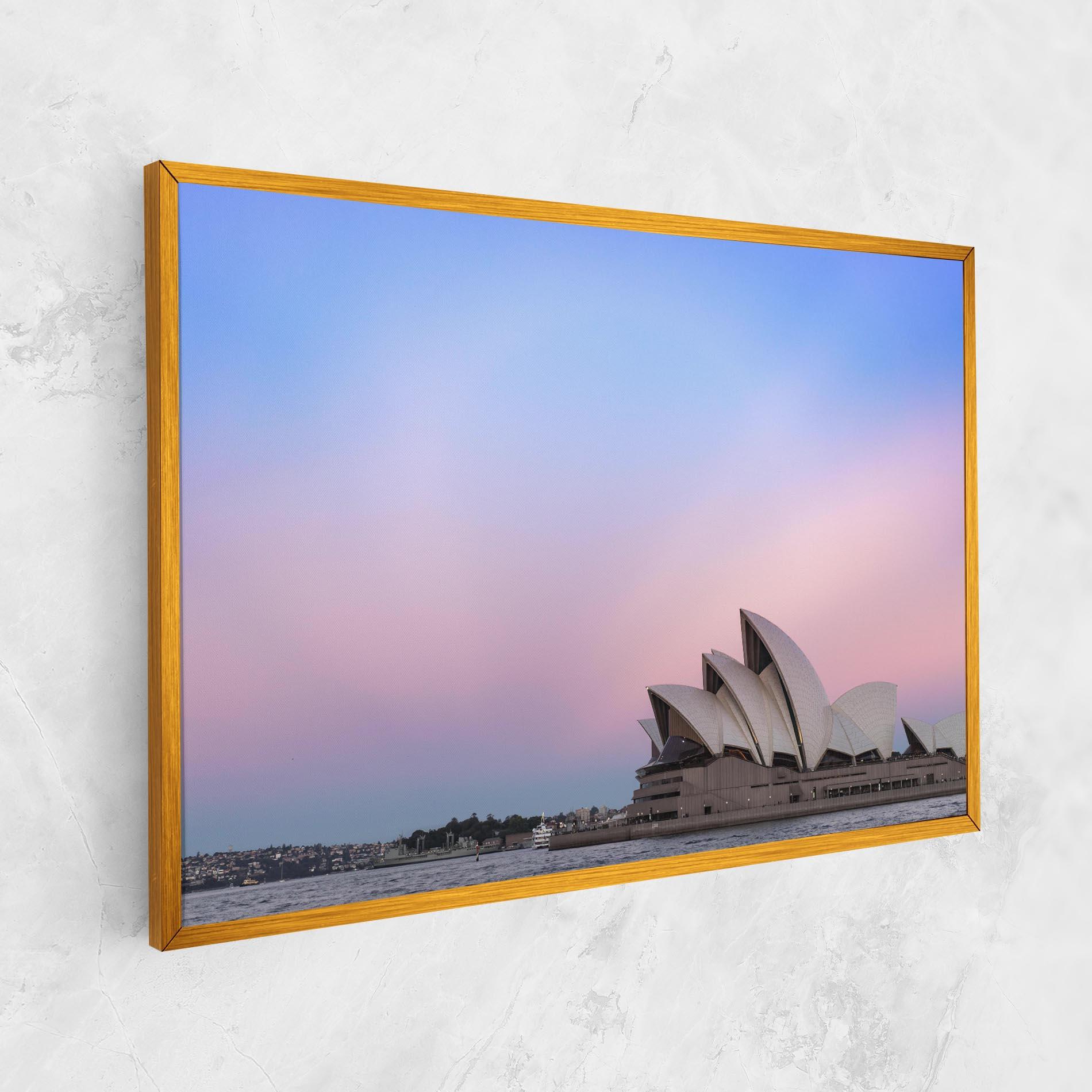 Vászonkép Sydney Purple Sky mockup 1