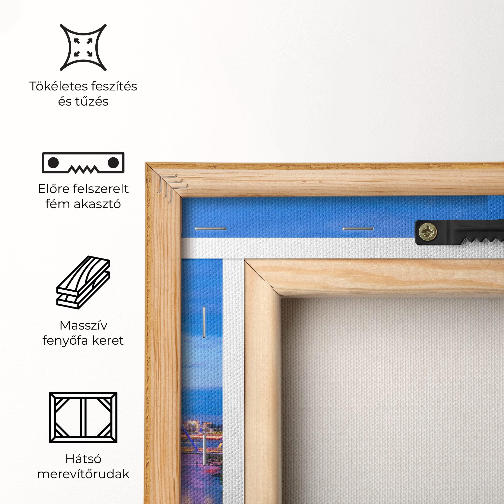 Vászonkép Brisbane Skyline View mockup 5