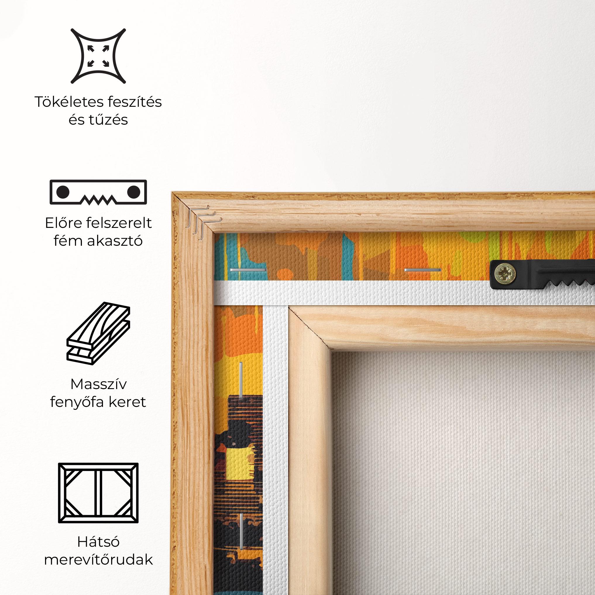 Vászonkép Montreal Skyline mockup 5