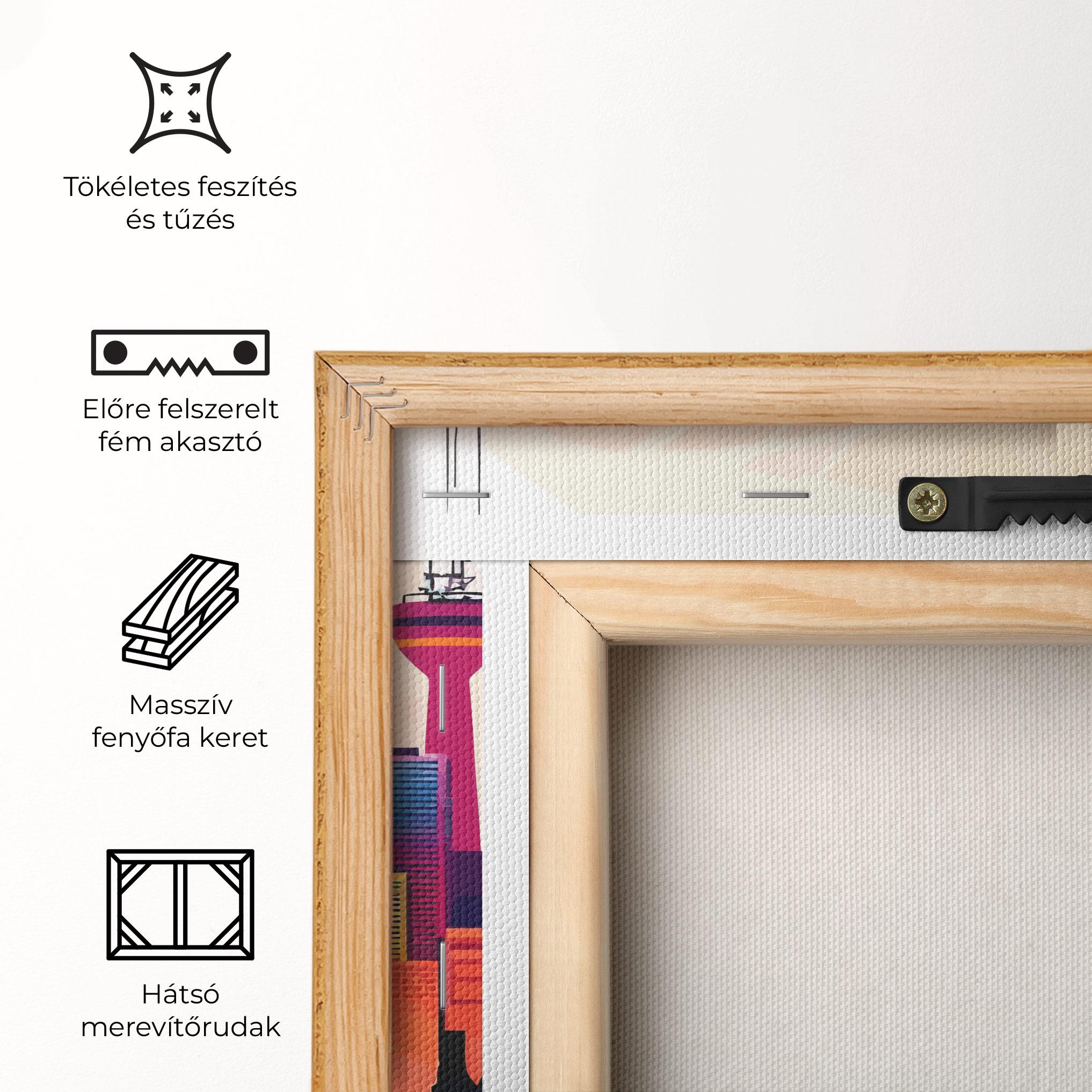 Vászonkép Olympic Stadium Color mockup 5