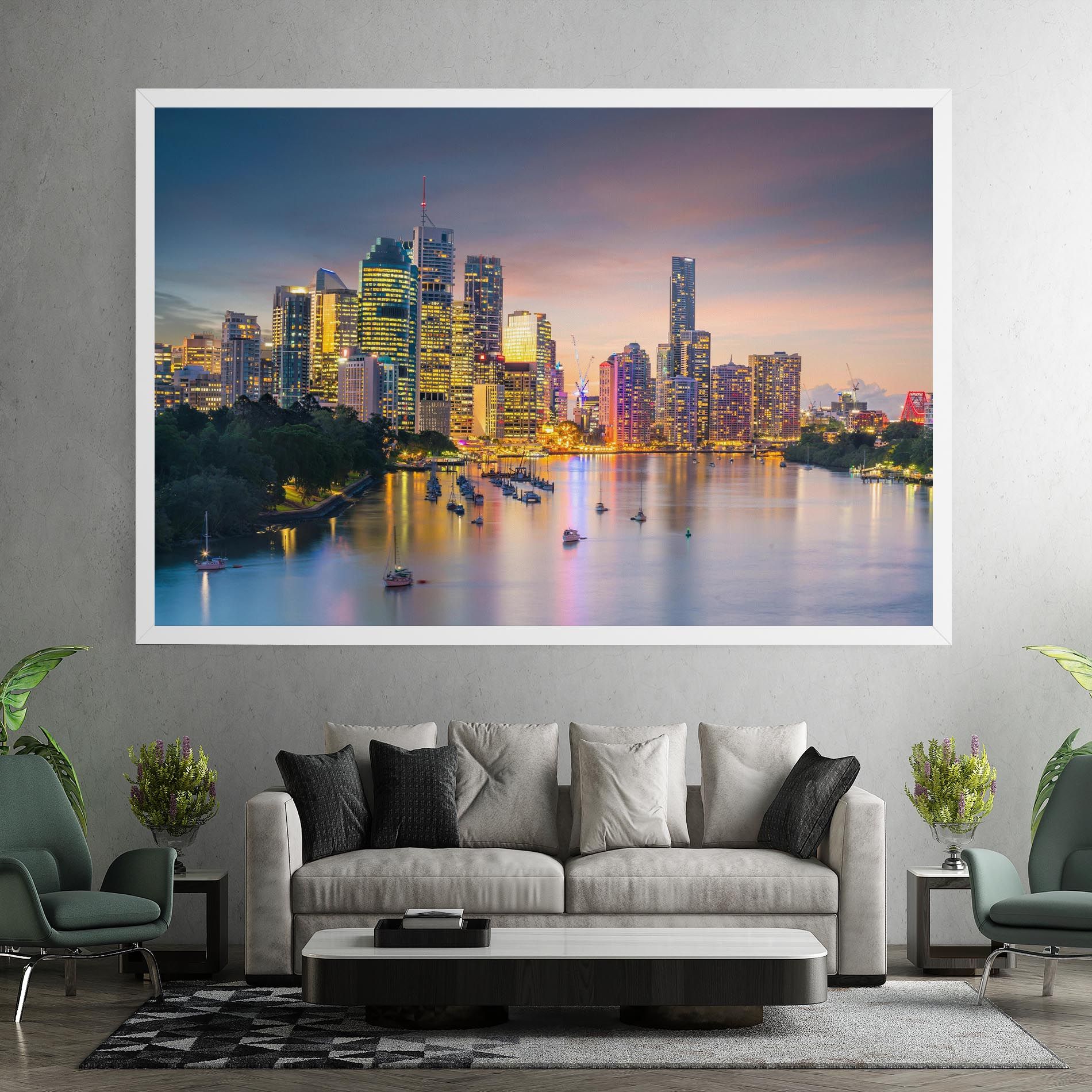 Brisbane City Skyline mockup 7