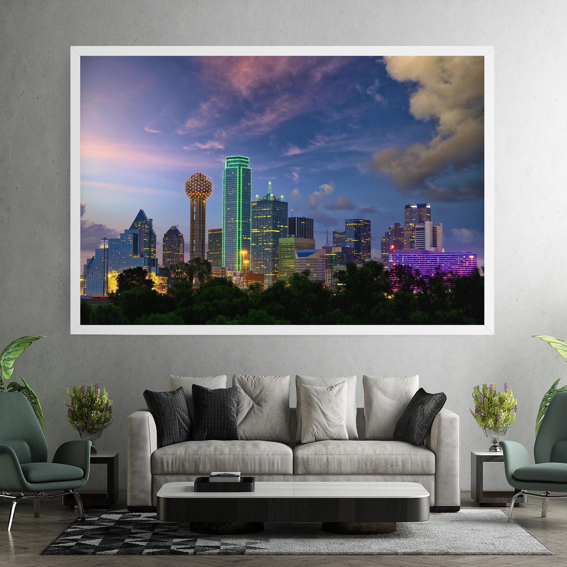 Vászonkép Dallas Dusk mockup 7