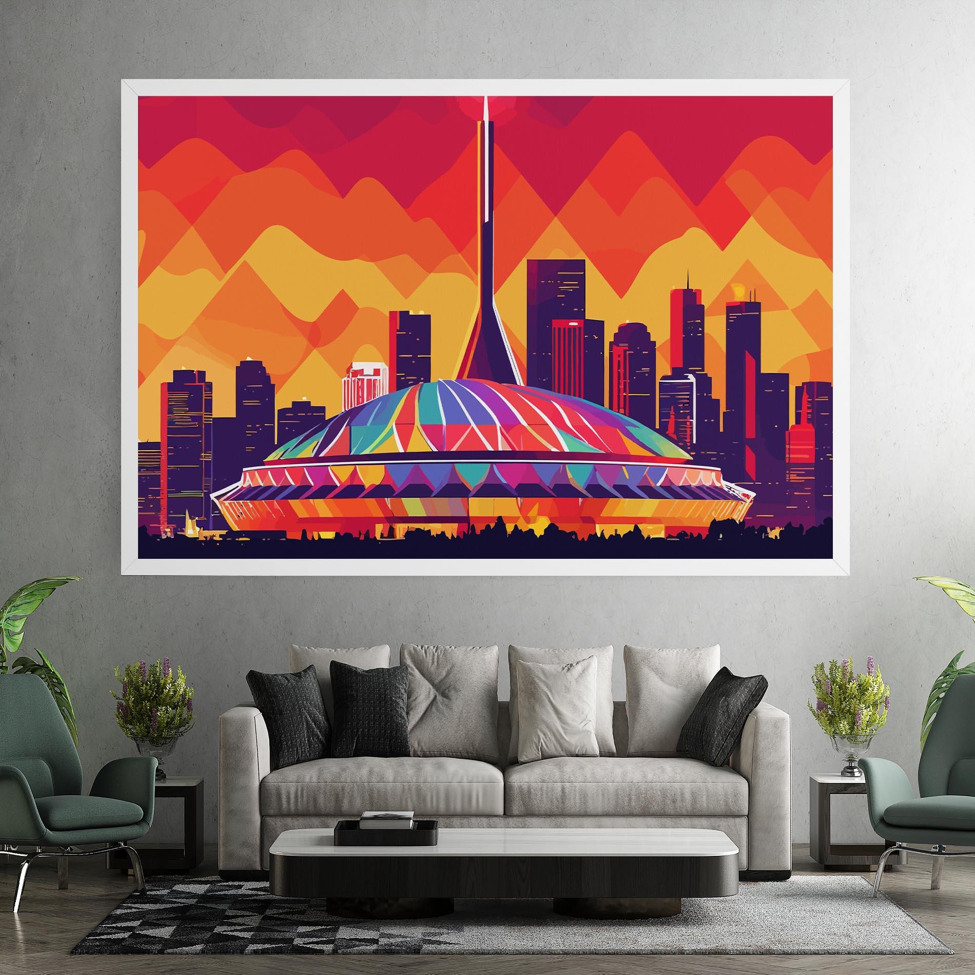 Vászonkép Olympic Stadium mockup 7