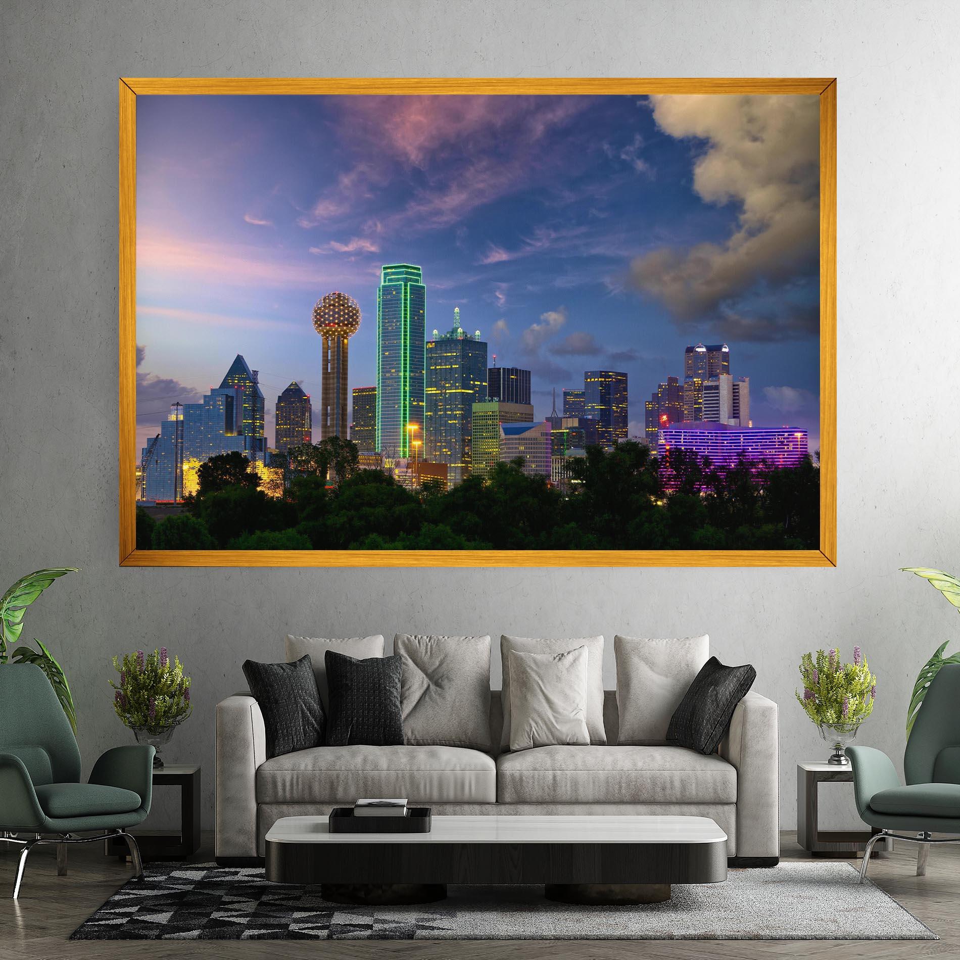 Vászonkép Dallas Dusk mockup 7