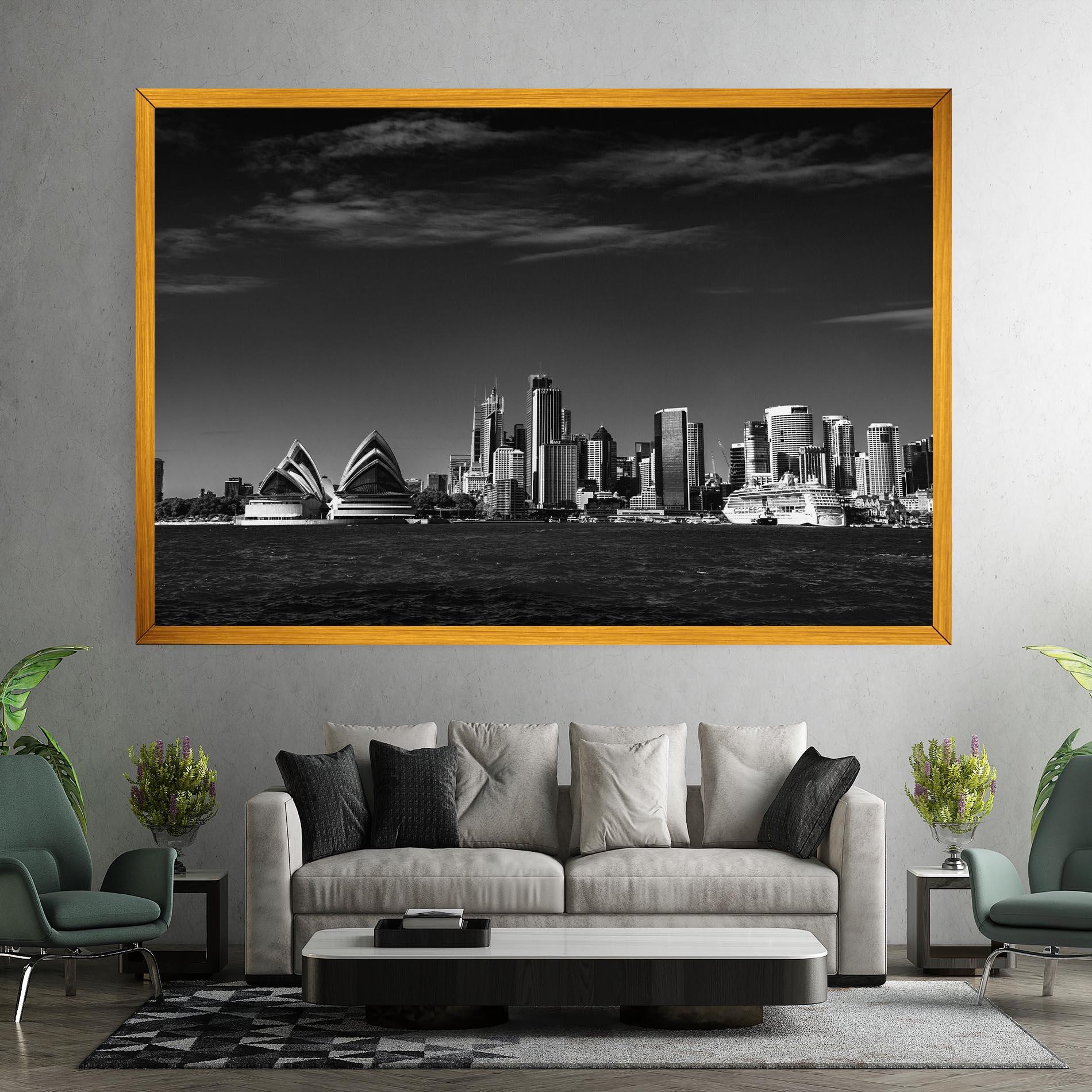 Vászonkép Grey Sidnew mockup 7