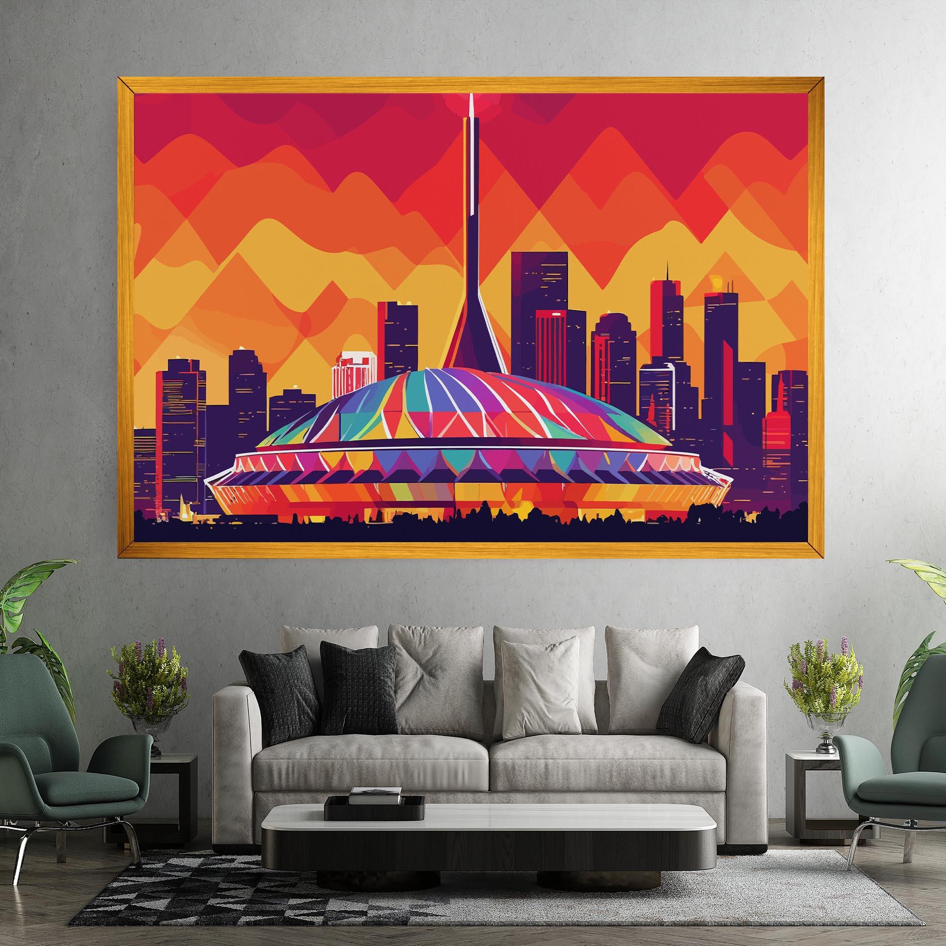 Vászonkép Olympic Stadium mockup 7