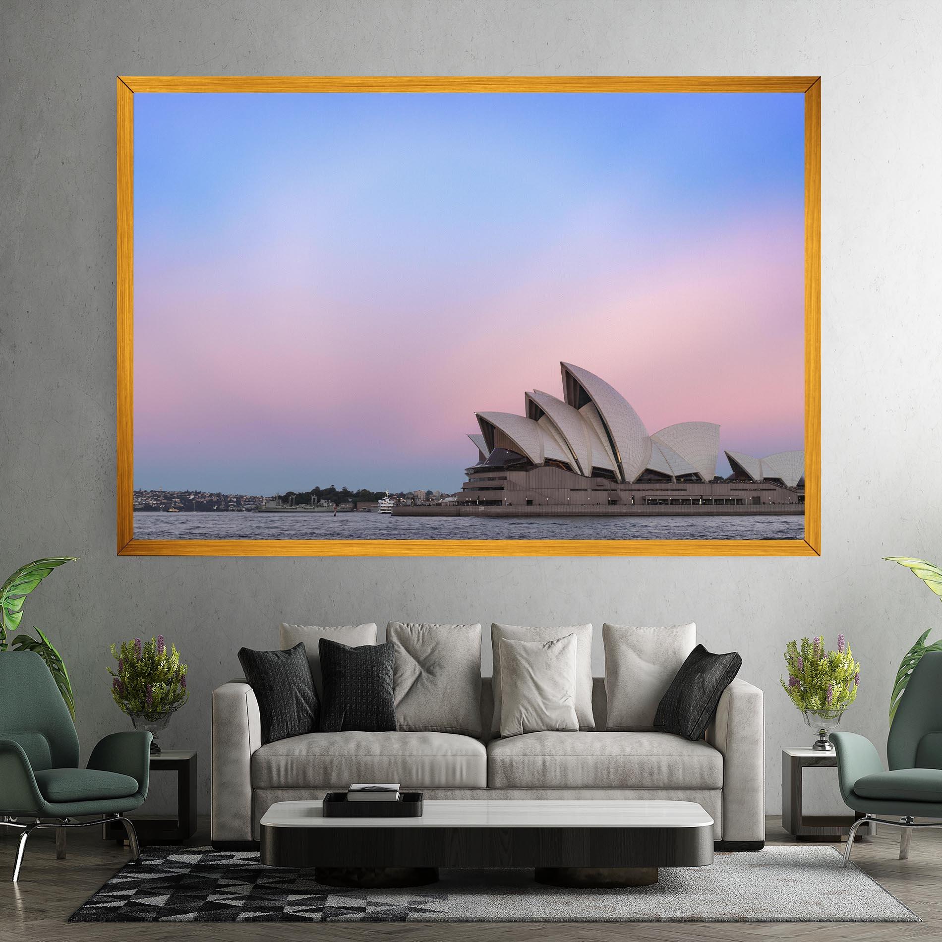 Vászonkép Sydney Purple Sky mockup 7