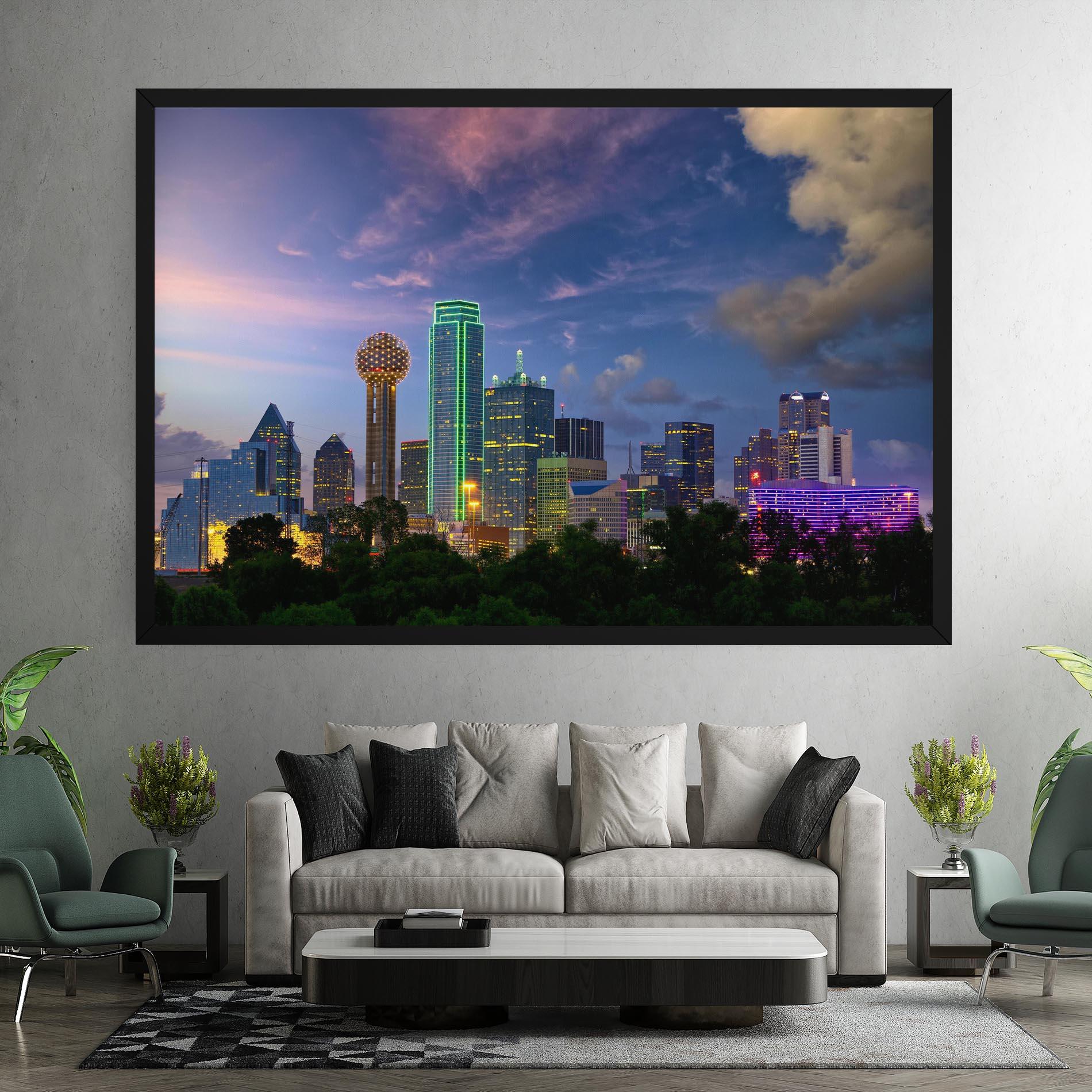 Vászonkép Dallas Dusk mockup 7