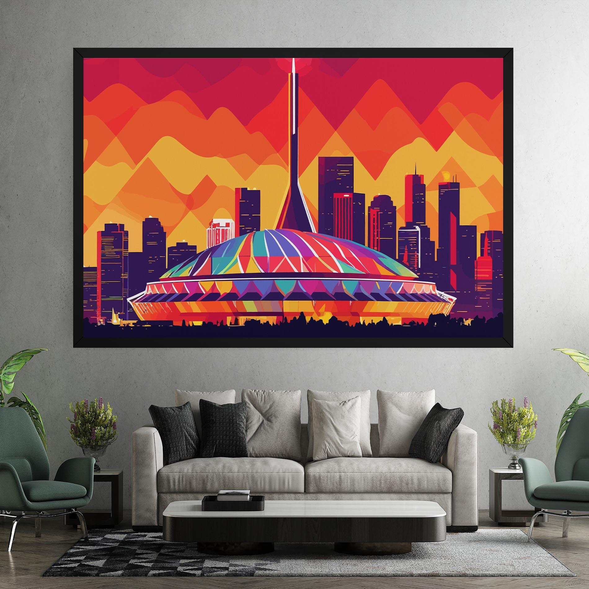 Vászonkép Olympic Stadium mockup 7