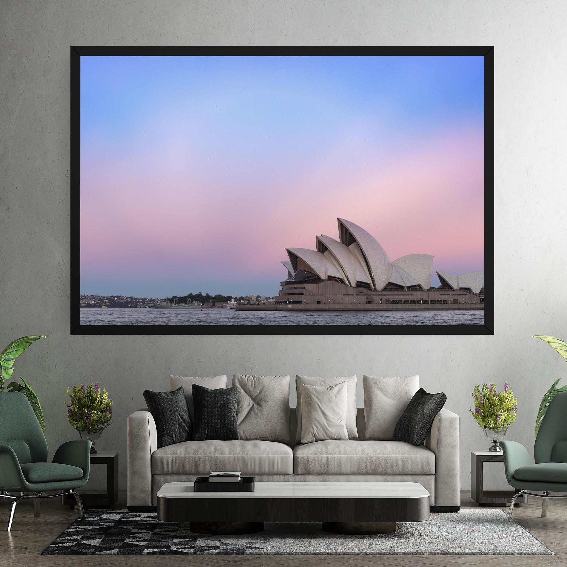 Vászonkép Sydney Purple Sky mockup 7