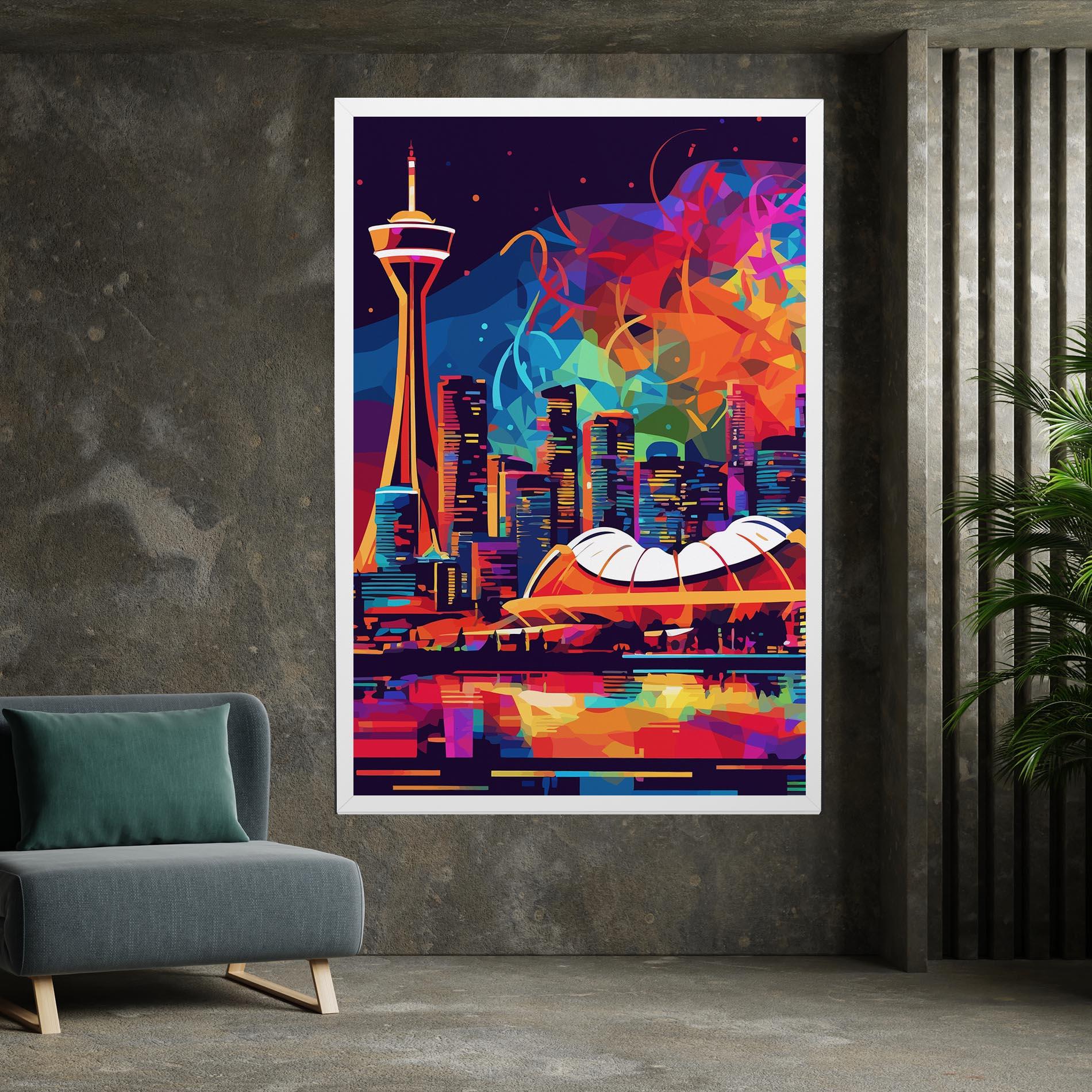 Vászonkép Olympic Stadium Art mockup 7