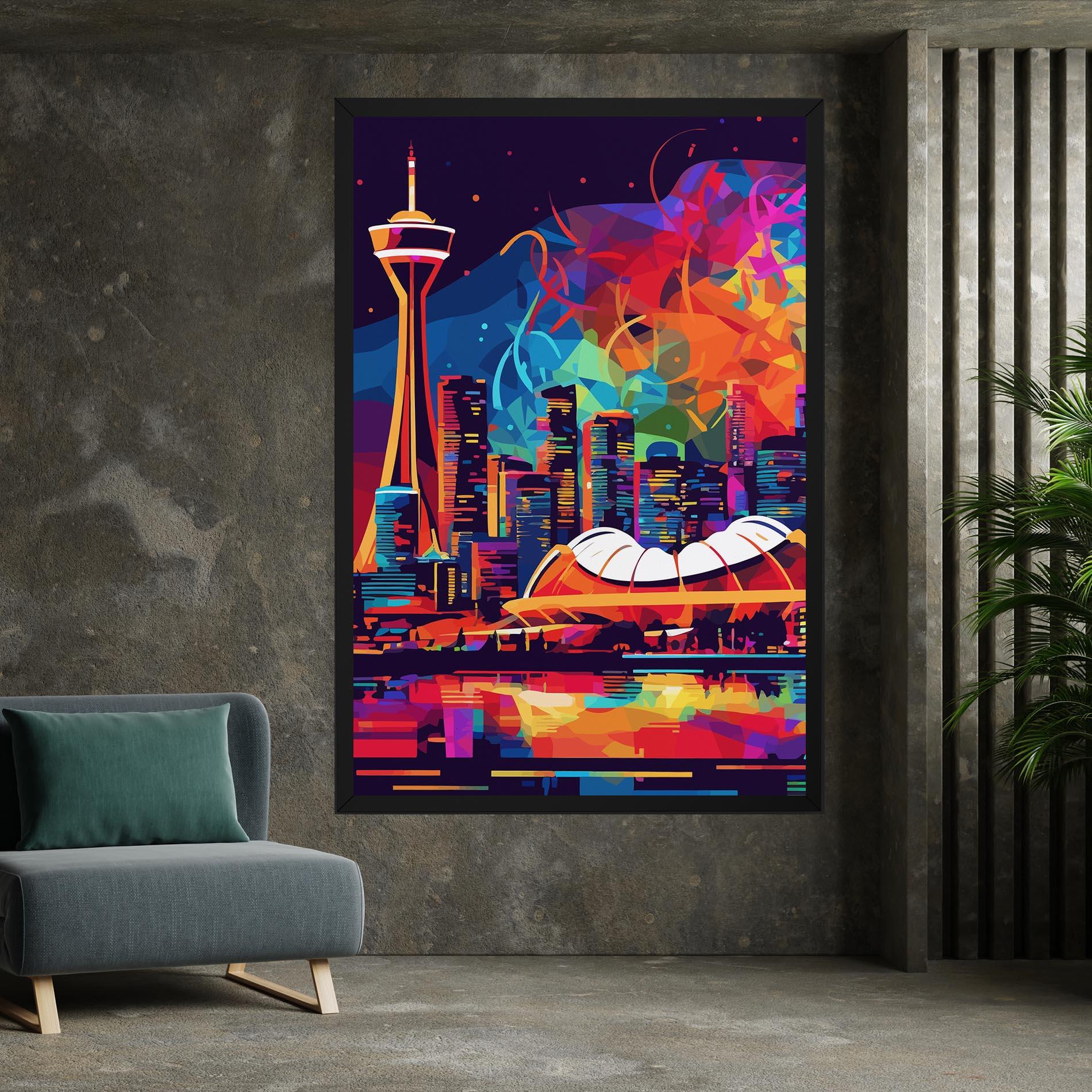 Vászonkép Olympic Stadium Art mockup 7