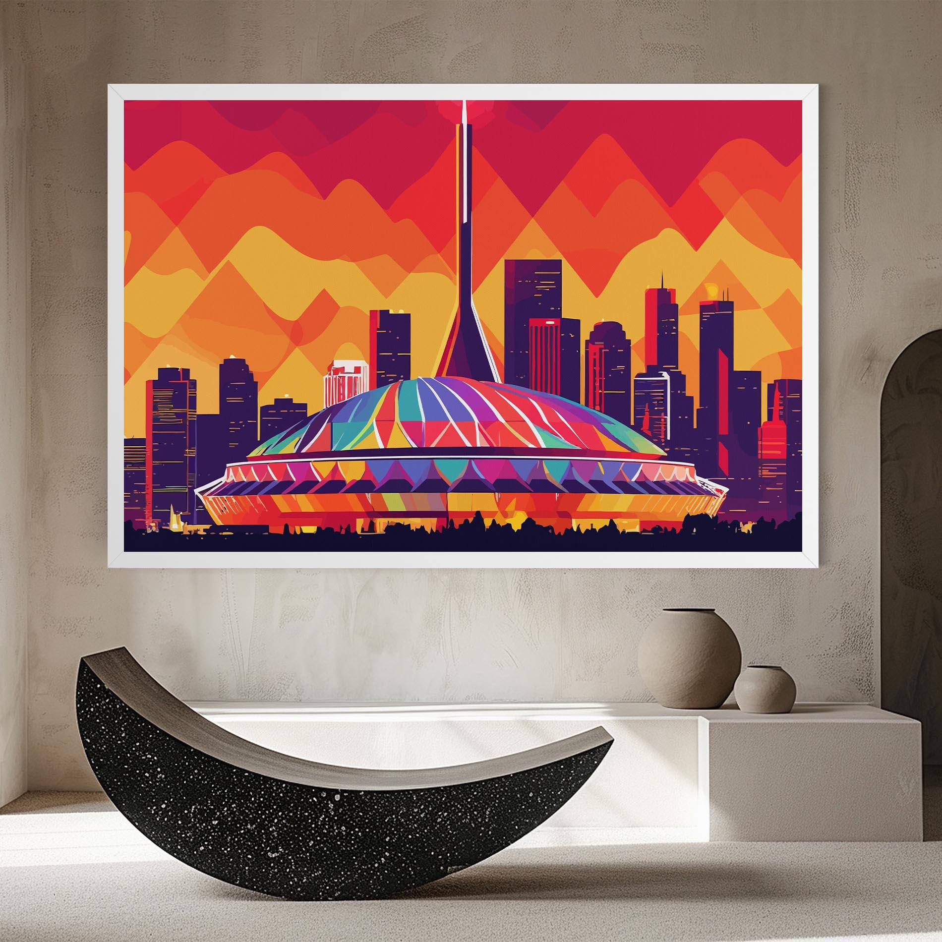 Vászonkép Olympic Stadium mockup 8