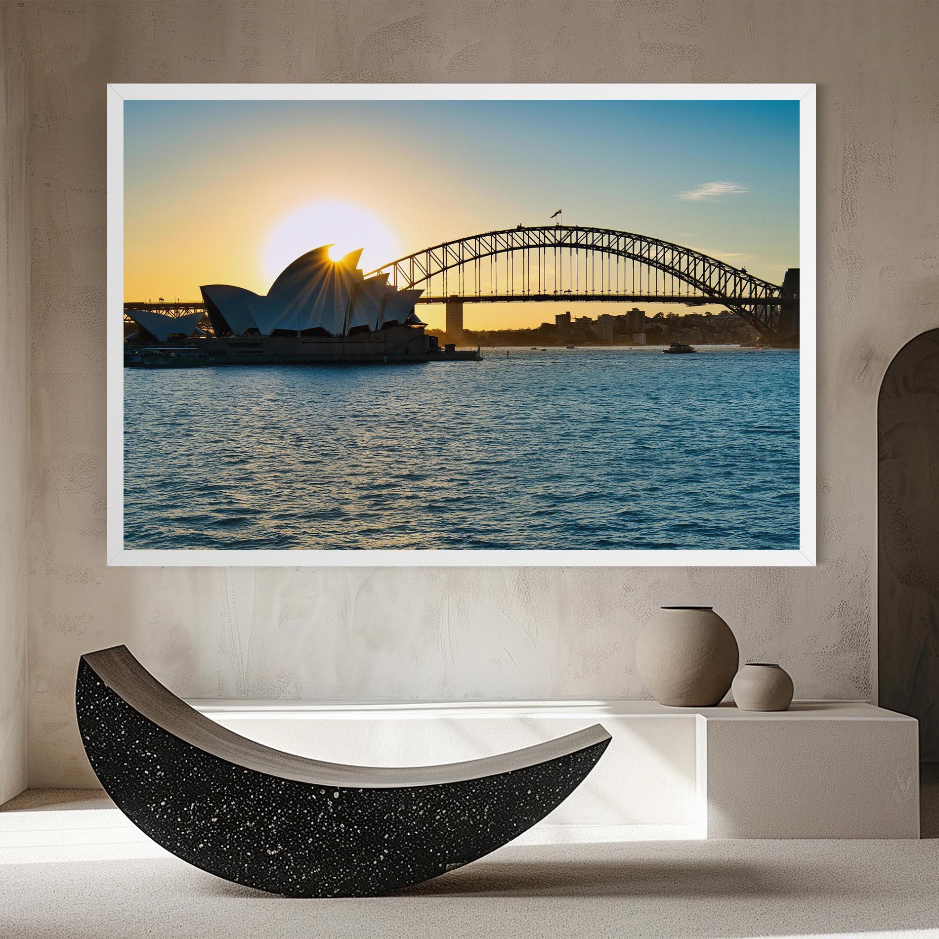 Vászonkép Sunrise Sydney mockup 8