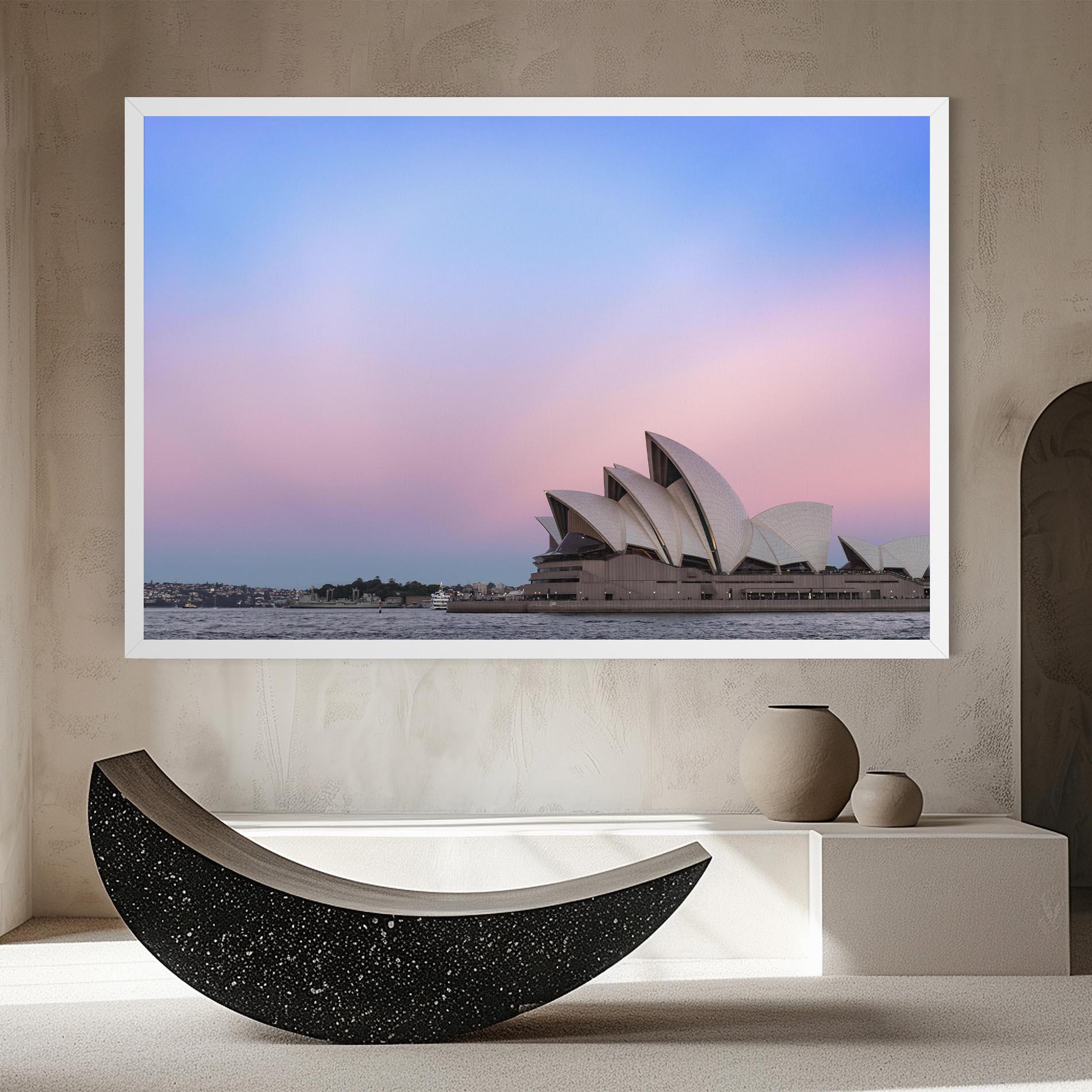 Vászonkép Sydney Purple Sky mockup 8