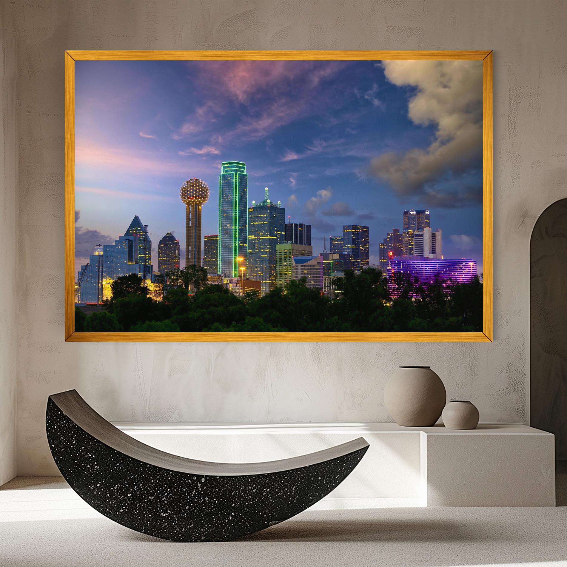 Vászonkép Dallas Dusk mockup 8