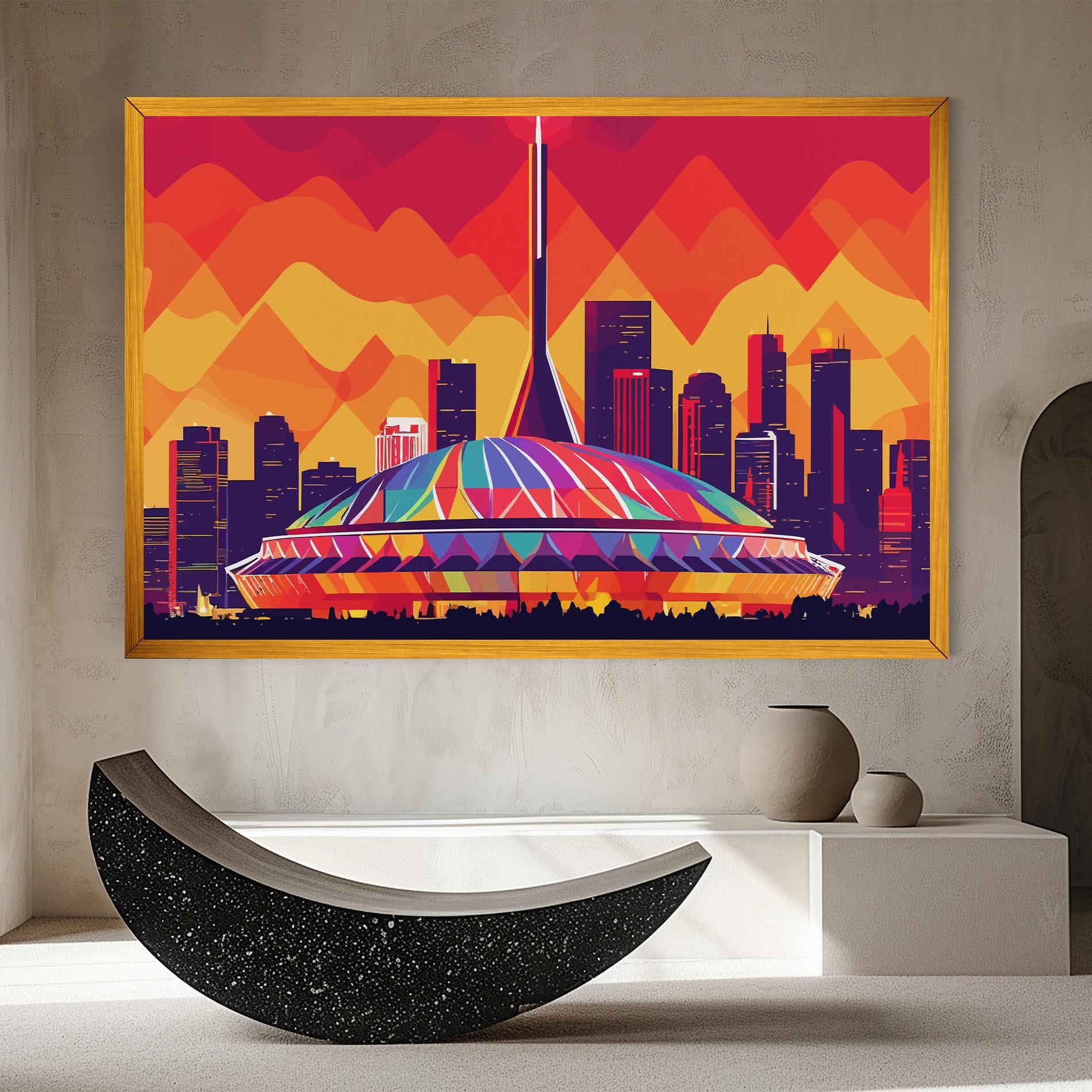 Vászonkép Olympic Stadium mockup 8