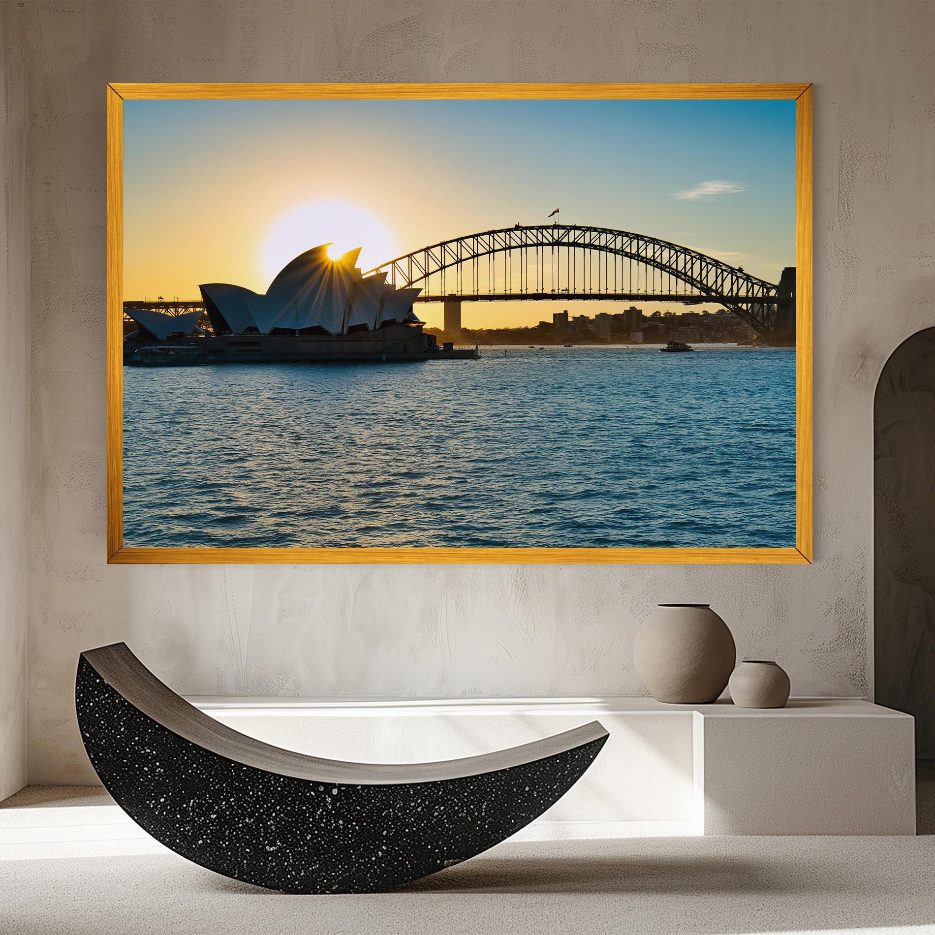 Vászonkép Sunrise Sydney mockup 8