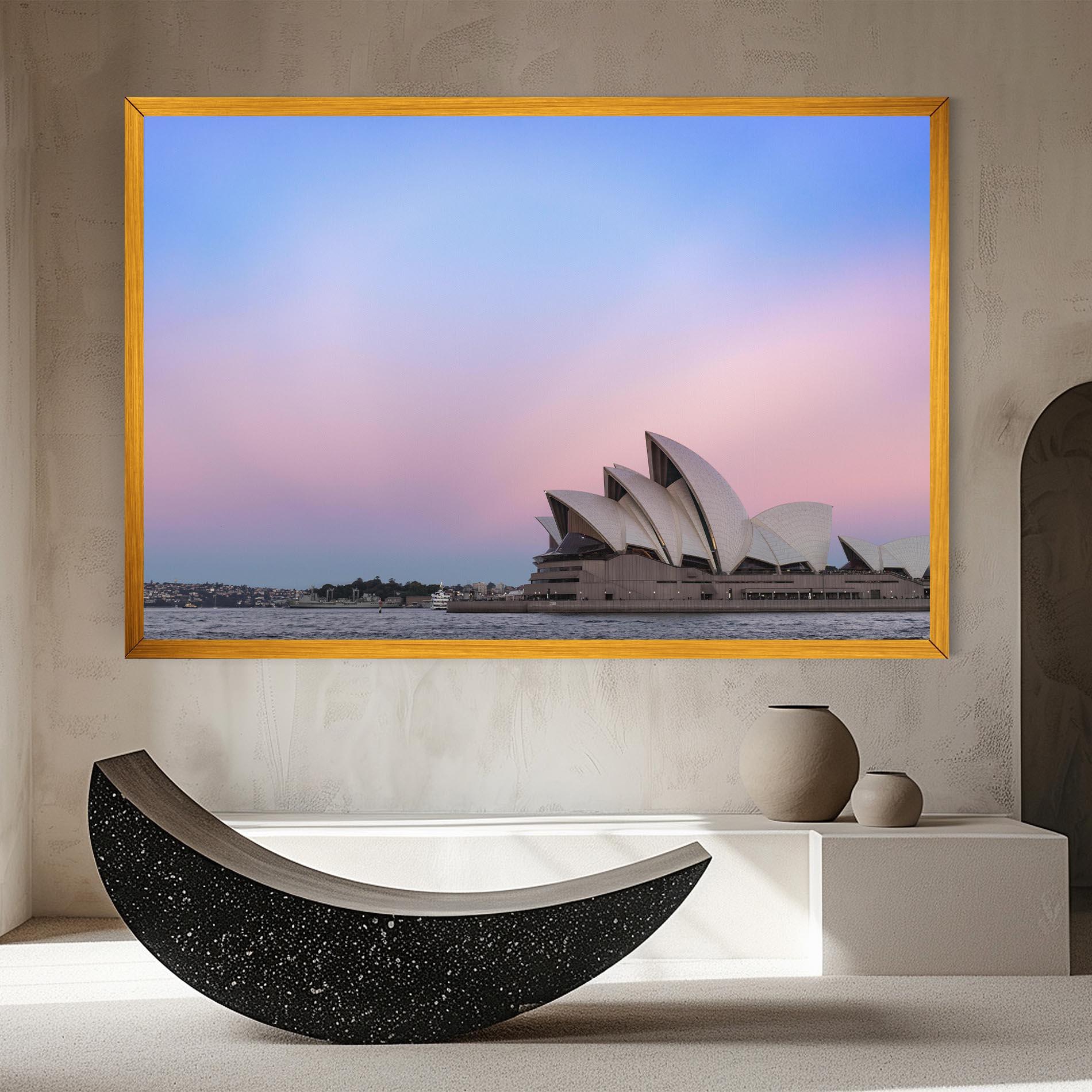 Vászonkép Sydney Purple Sky mockup 8