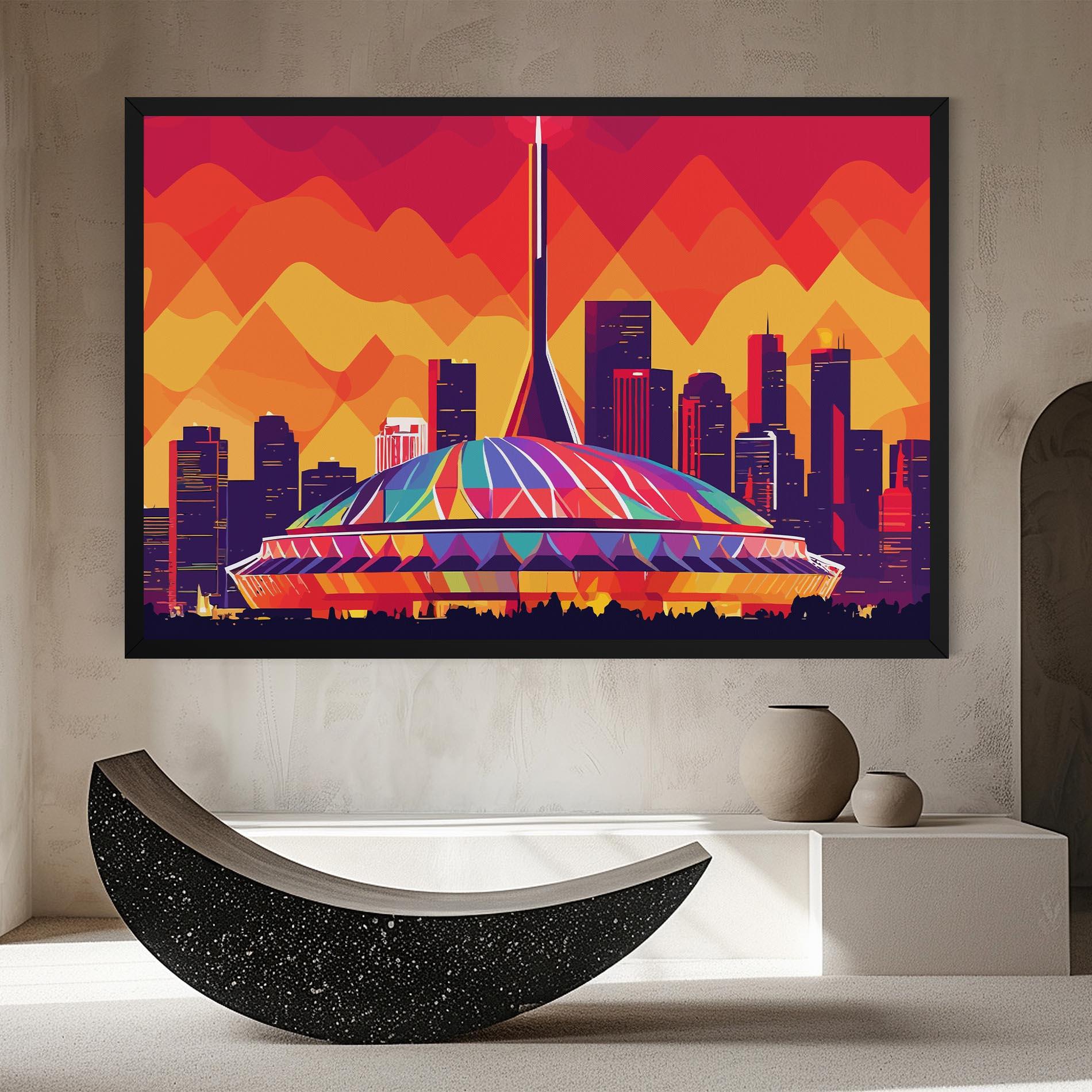 Vászonkép Olympic Stadium mockup 8