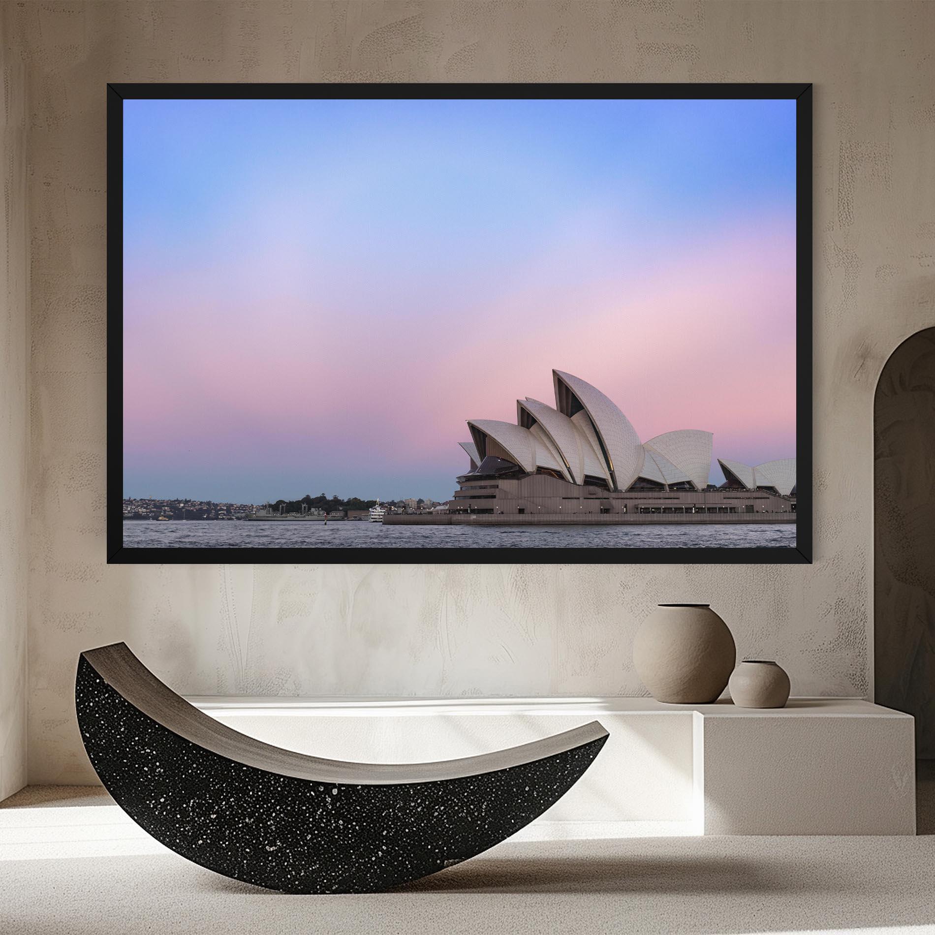 Vászonkép Sydney Purple Sky mockup 8