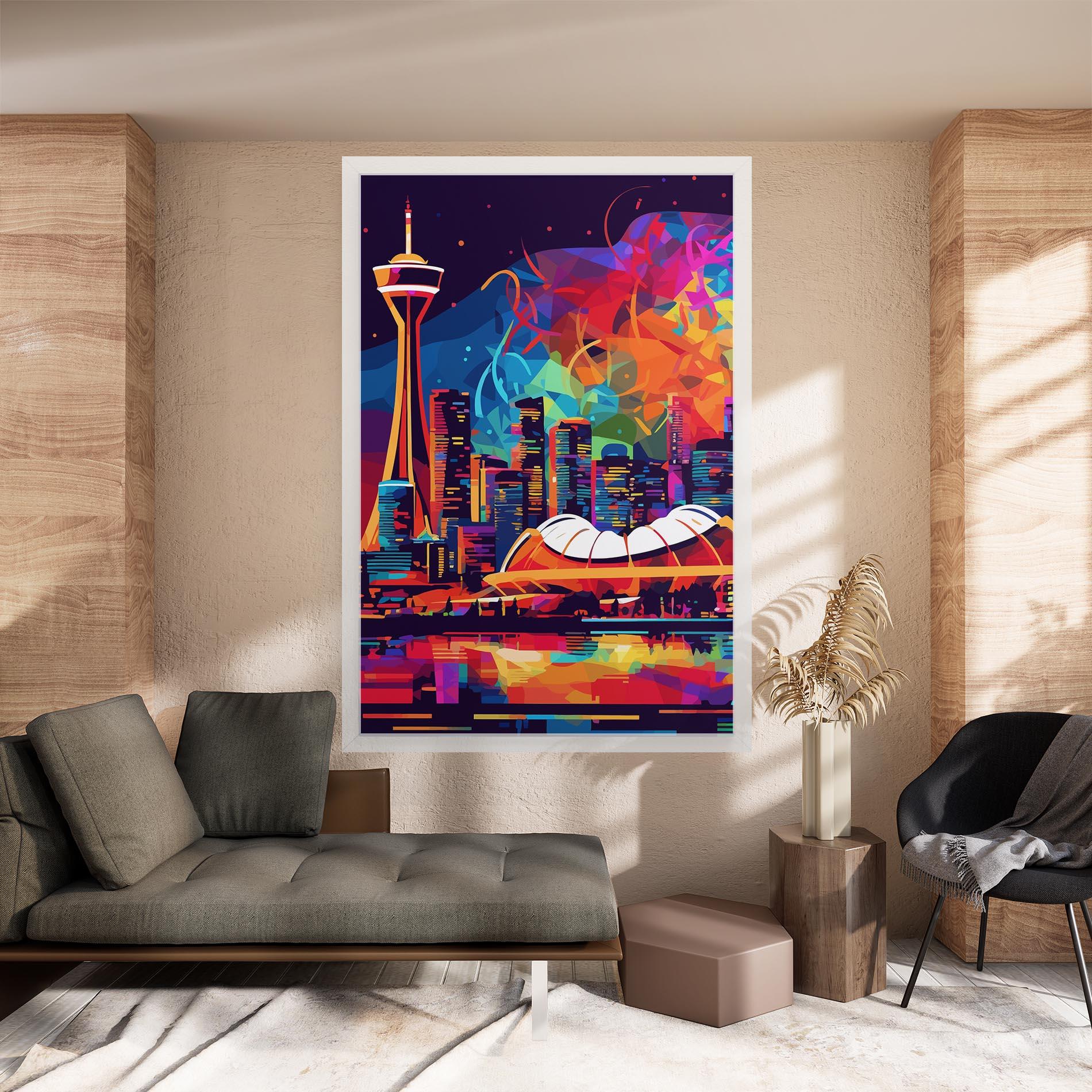 Vászonkép Olympic Stadium Art mockup 8