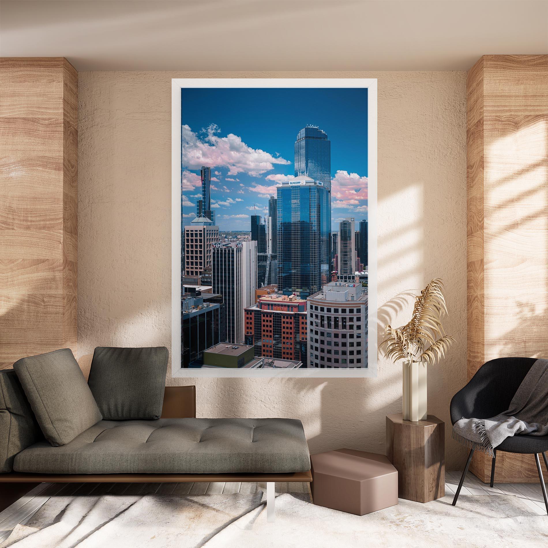 Vászonkép Skyscrapert View mockup 8