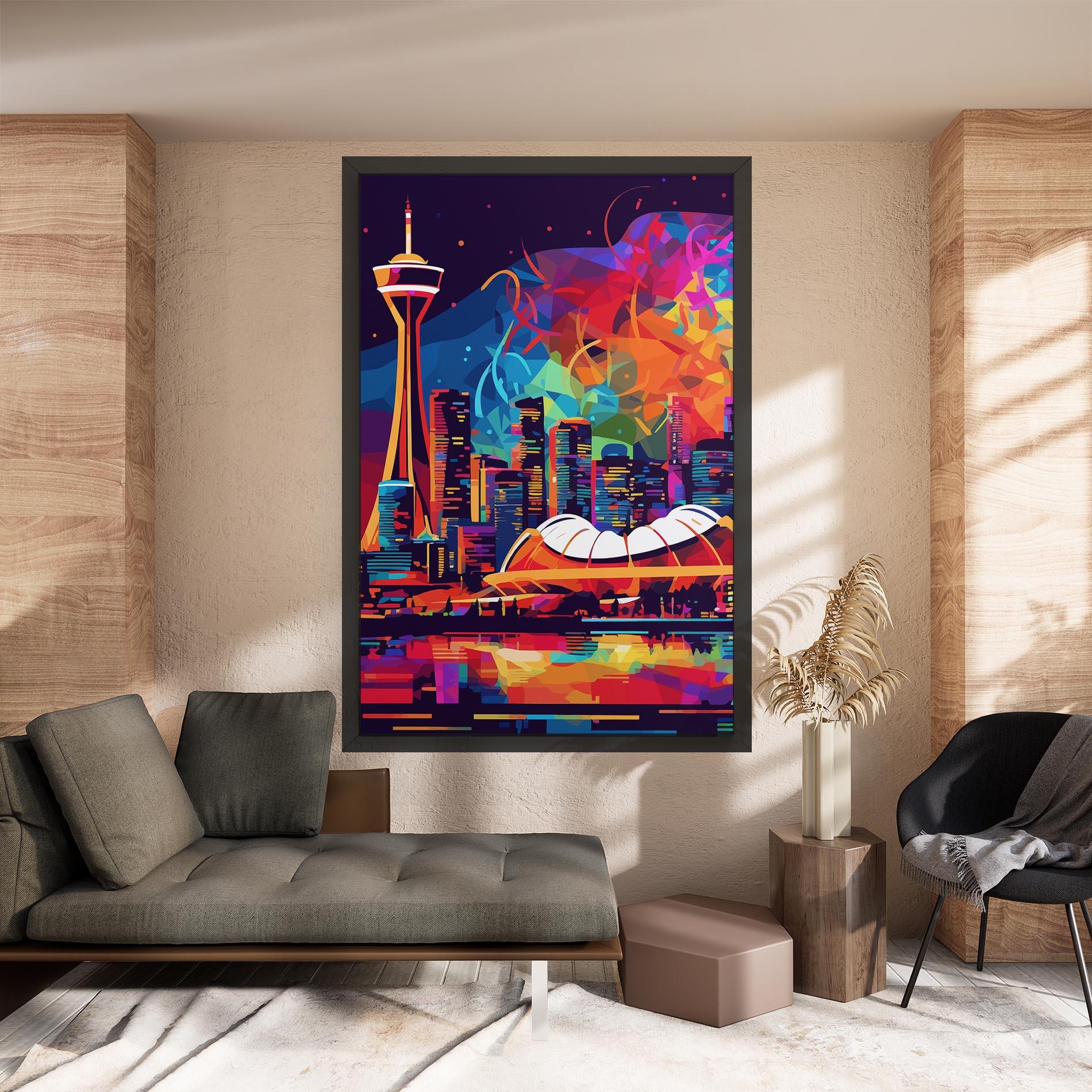 Vászonkép Olympic Stadium Art mockup 8