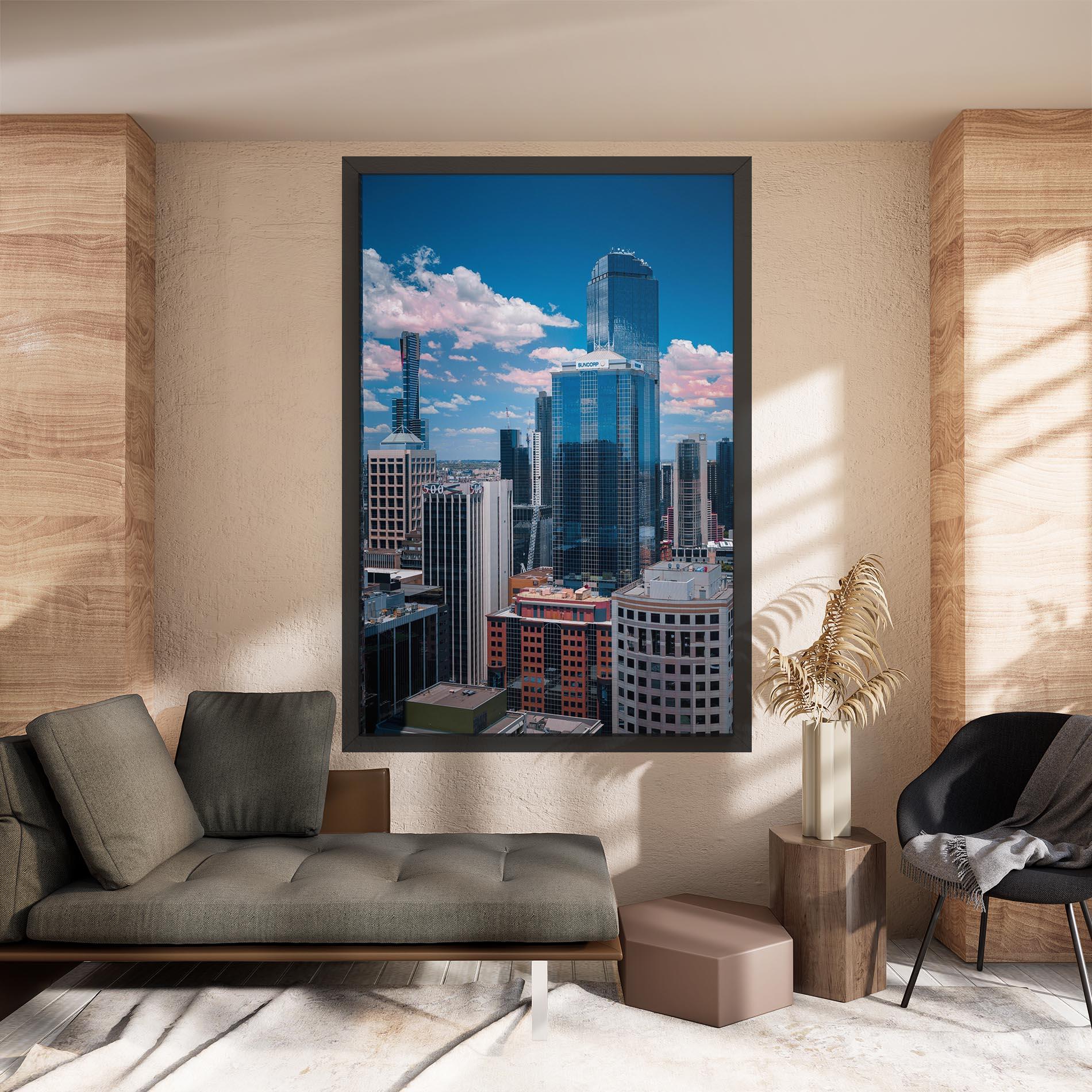 Vászonkép Skyscrapert View mockup 8