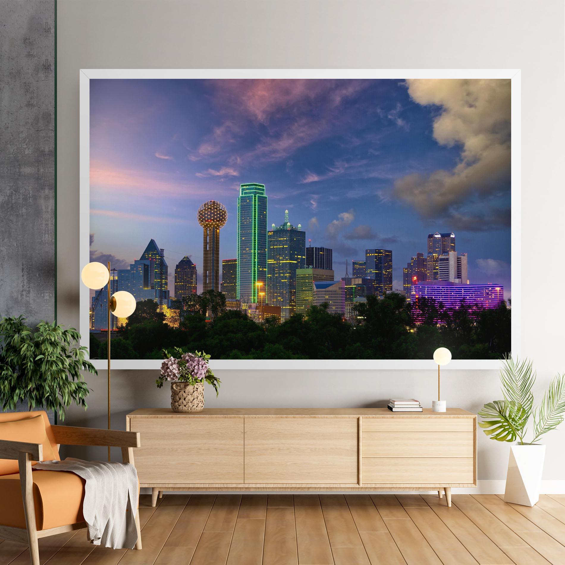 Vászonkép Dallas Dusk mockup 9