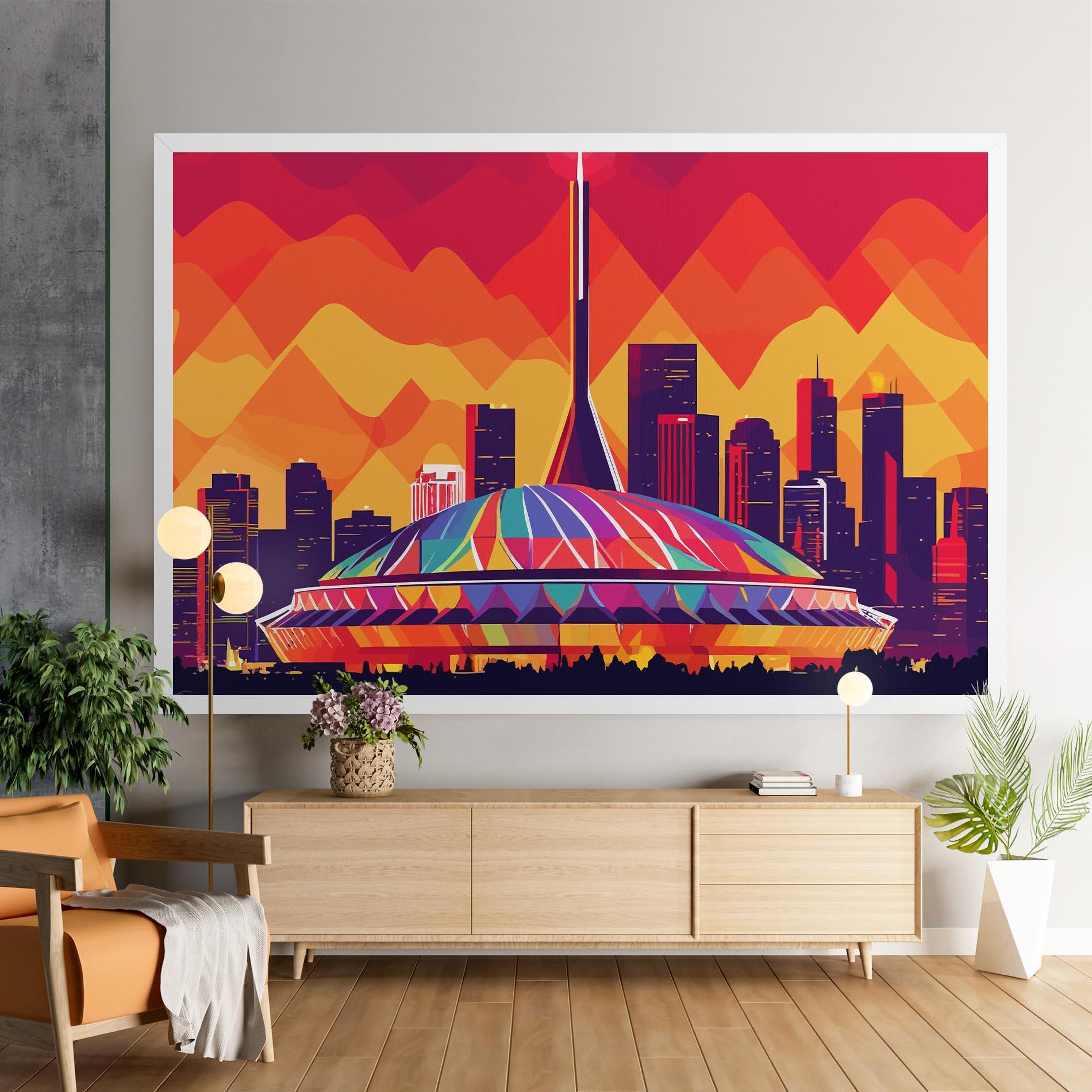 Vászonkép Olympic Stadium mockup 9