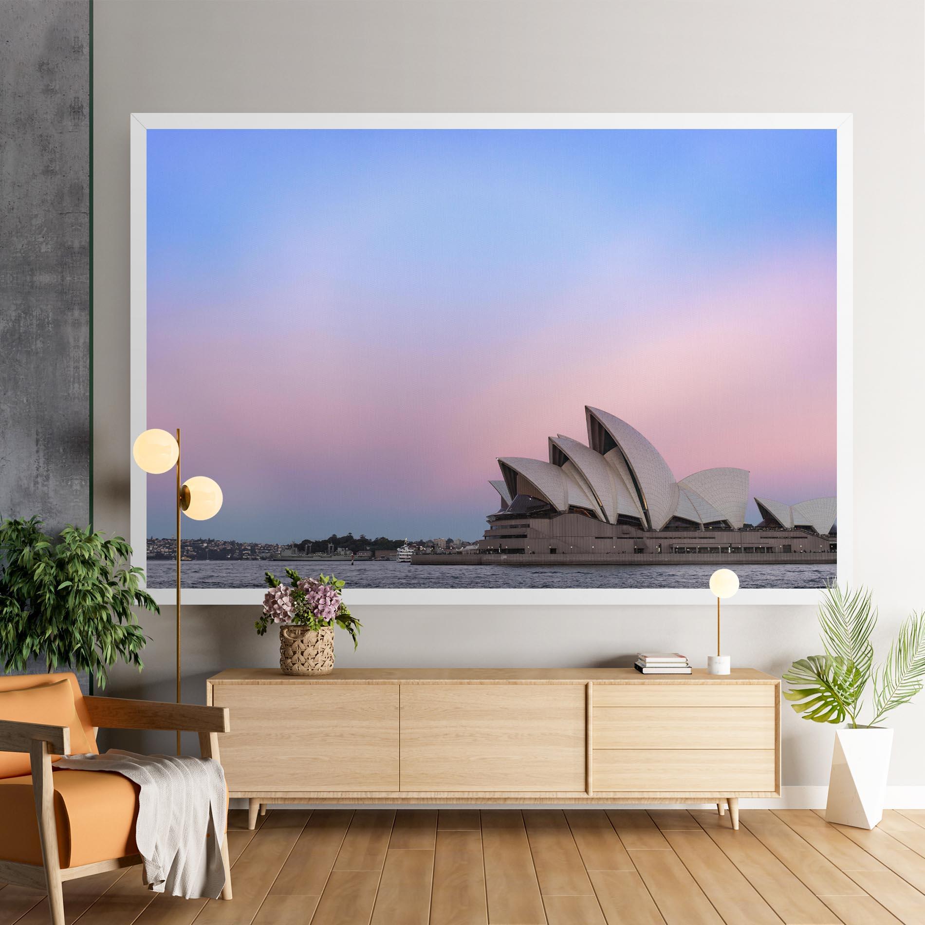 Vászonkép Sydney Purple Sky mockup 9