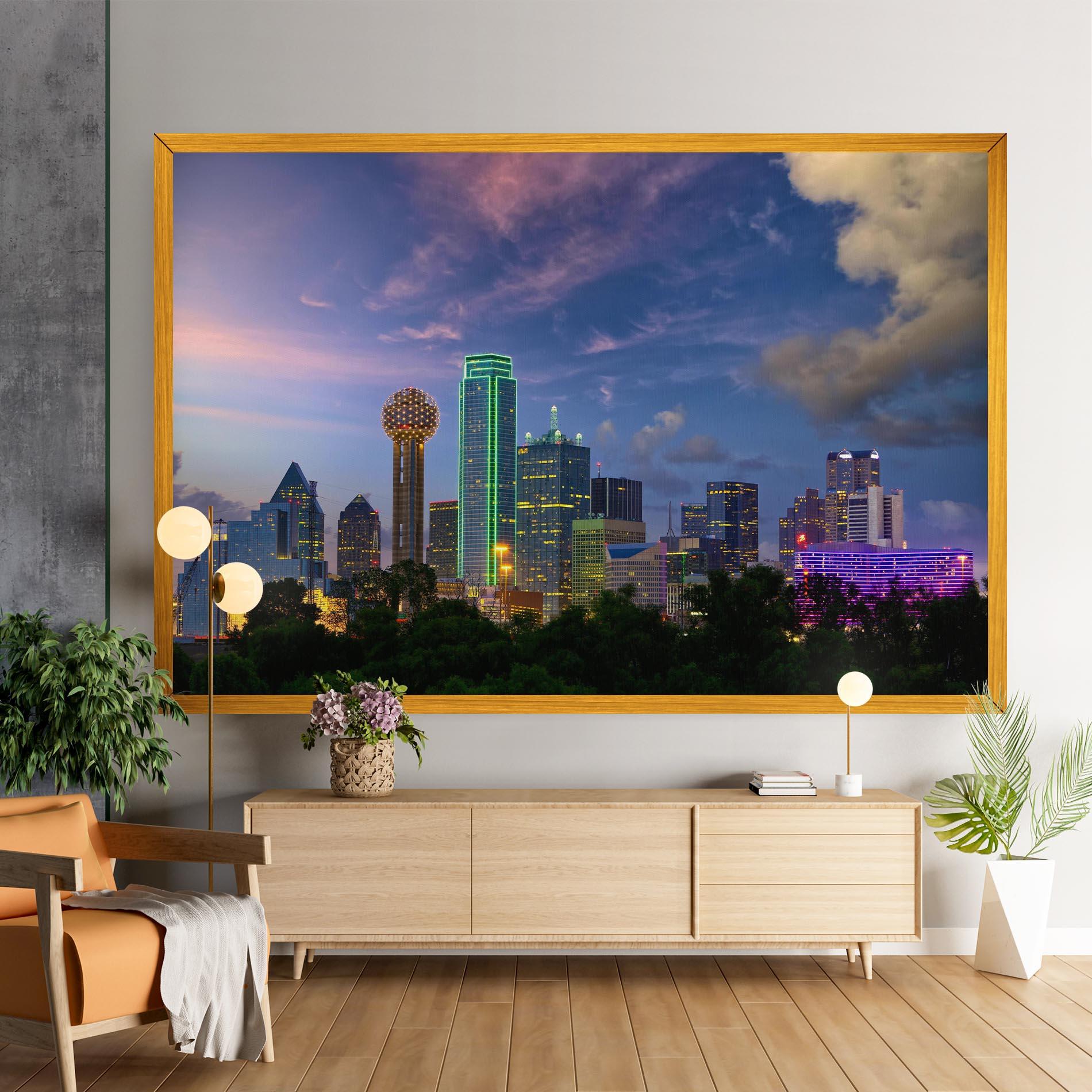 Vászonkép Dallas Dusk mockup 9