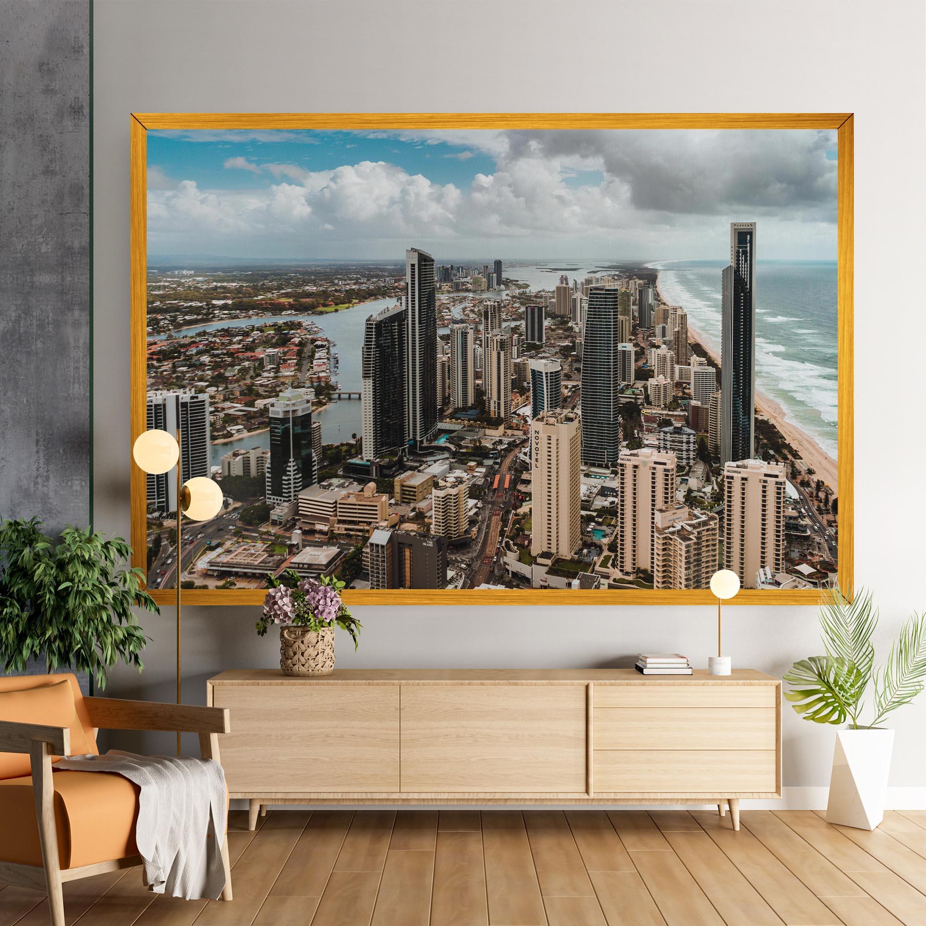 Vászonkép Gold Coast mockup 9