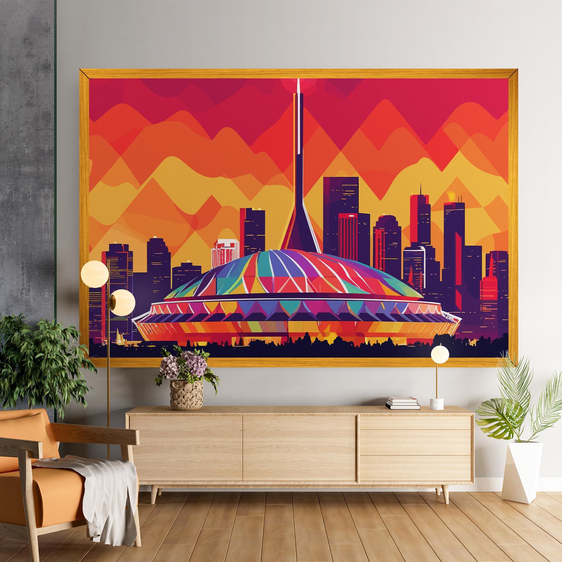 Vászonkép Olympic Stadium mockup 9