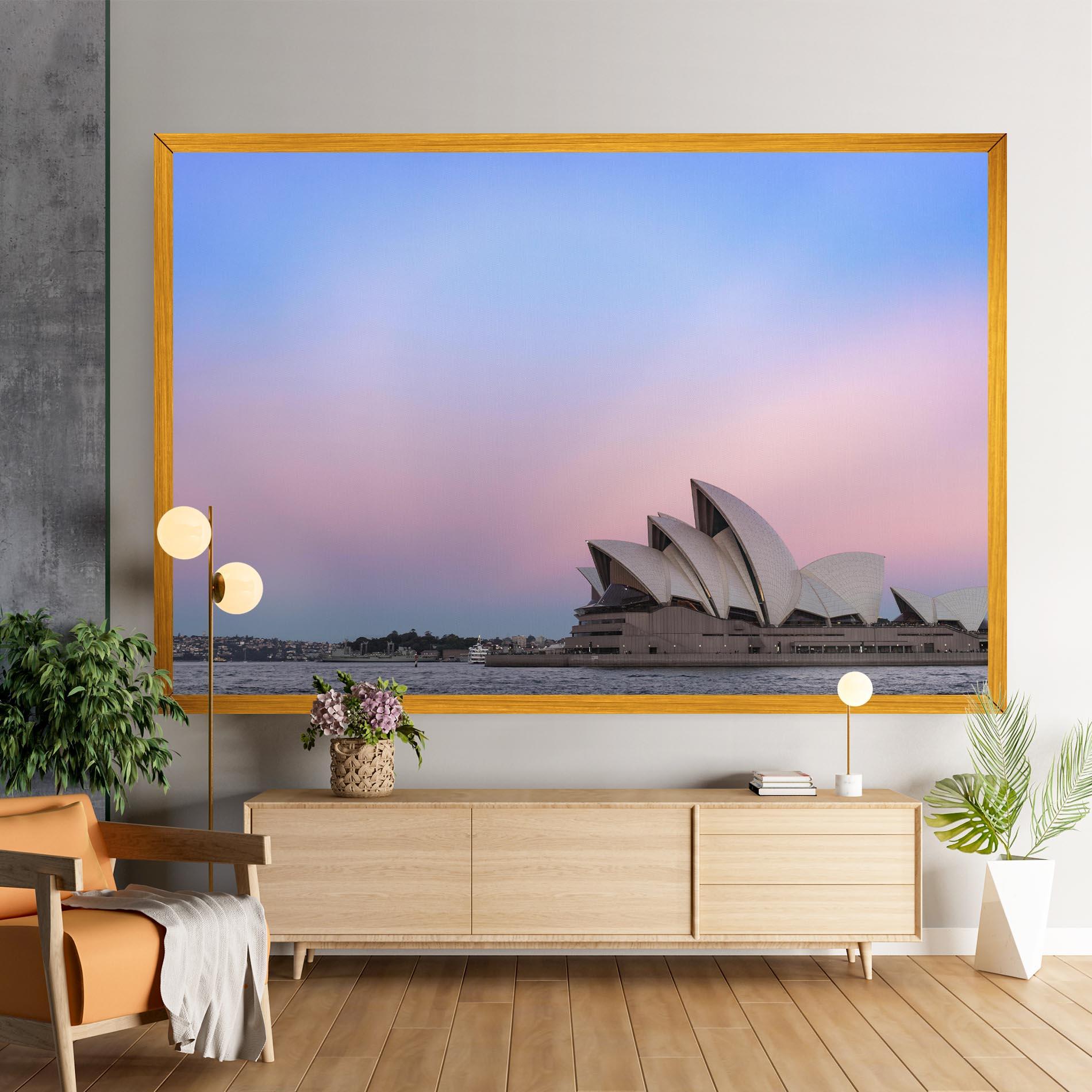 Vászonkép Sydney Purple Sky mockup 9