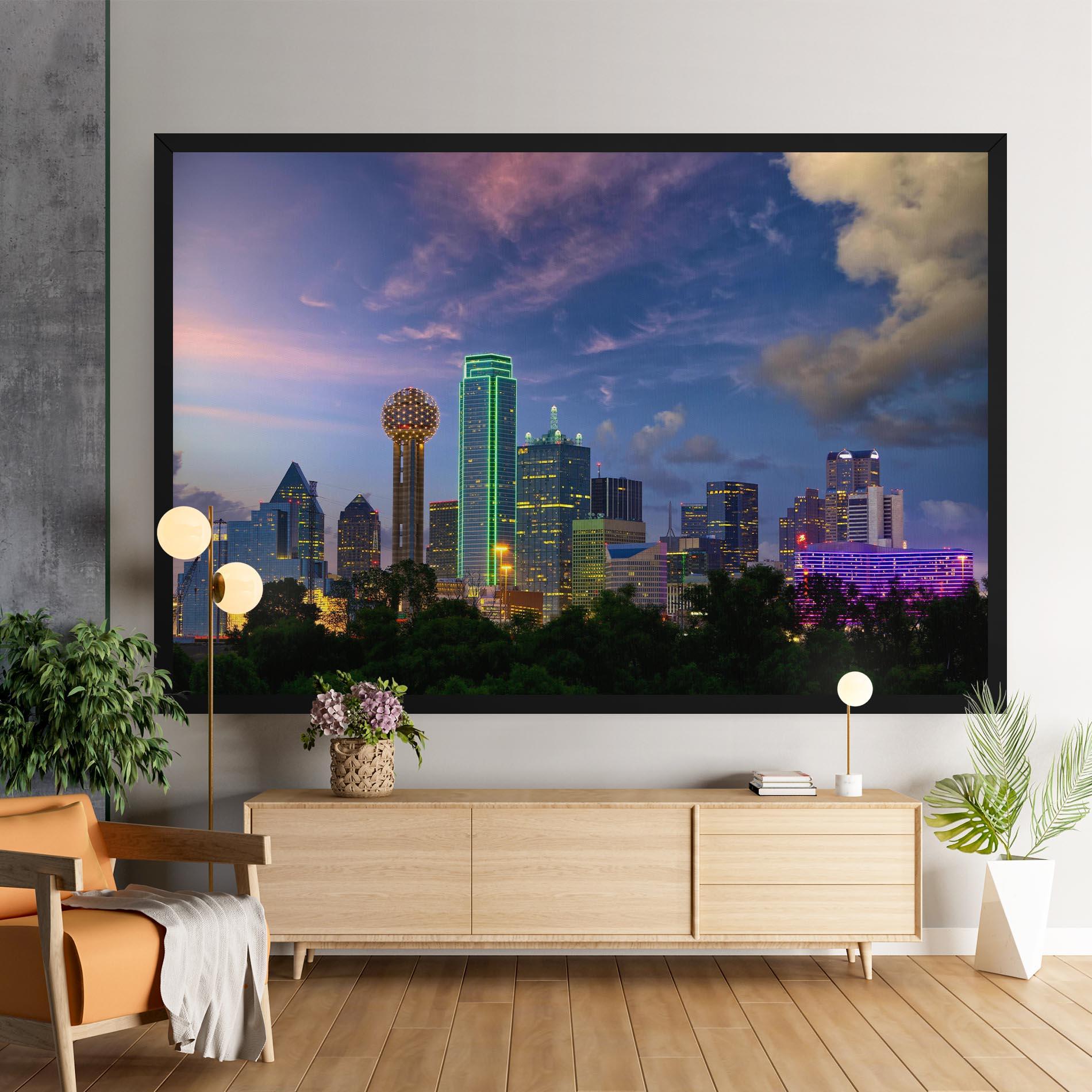 Vászonkép Dallas Dusk mockup 9