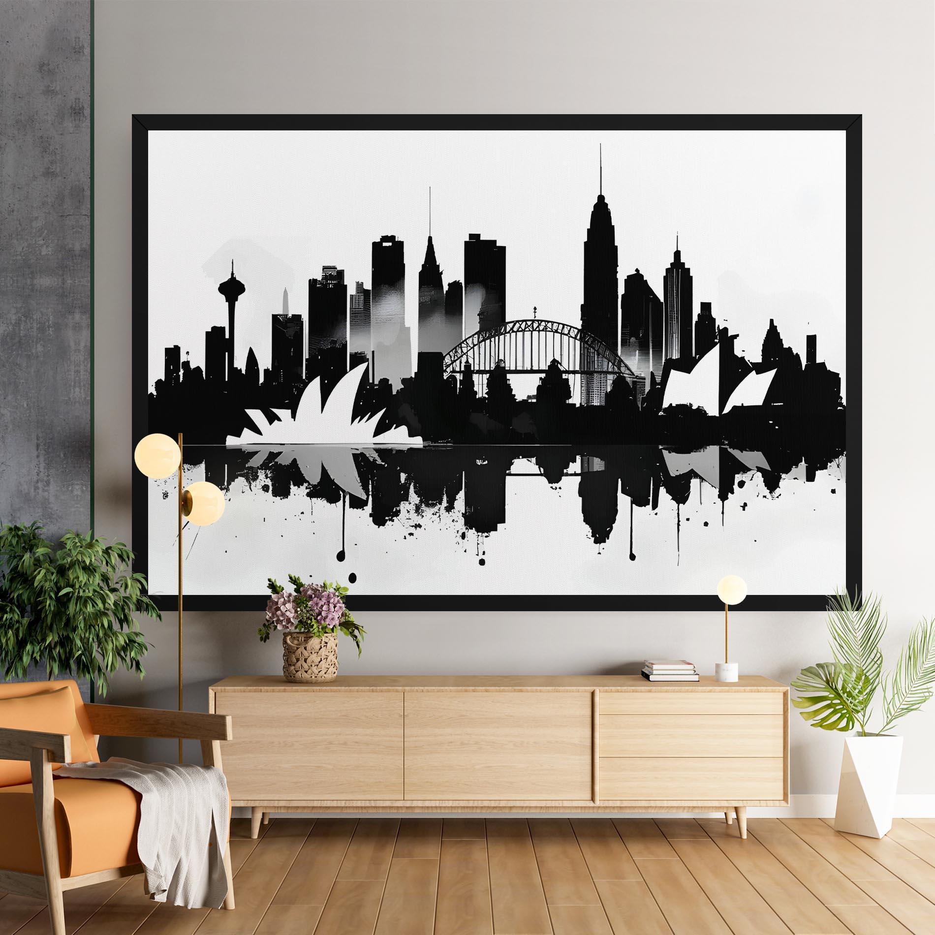 Vászonkép Opera House Art mockup 9