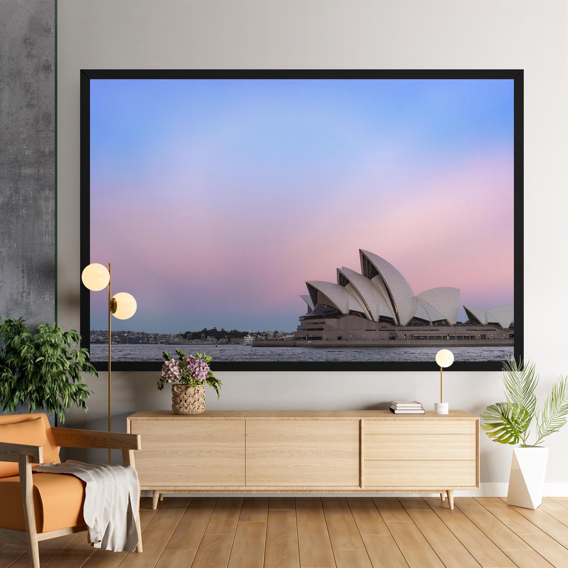 Vászonkép Sydney Purple Sky mockup 9