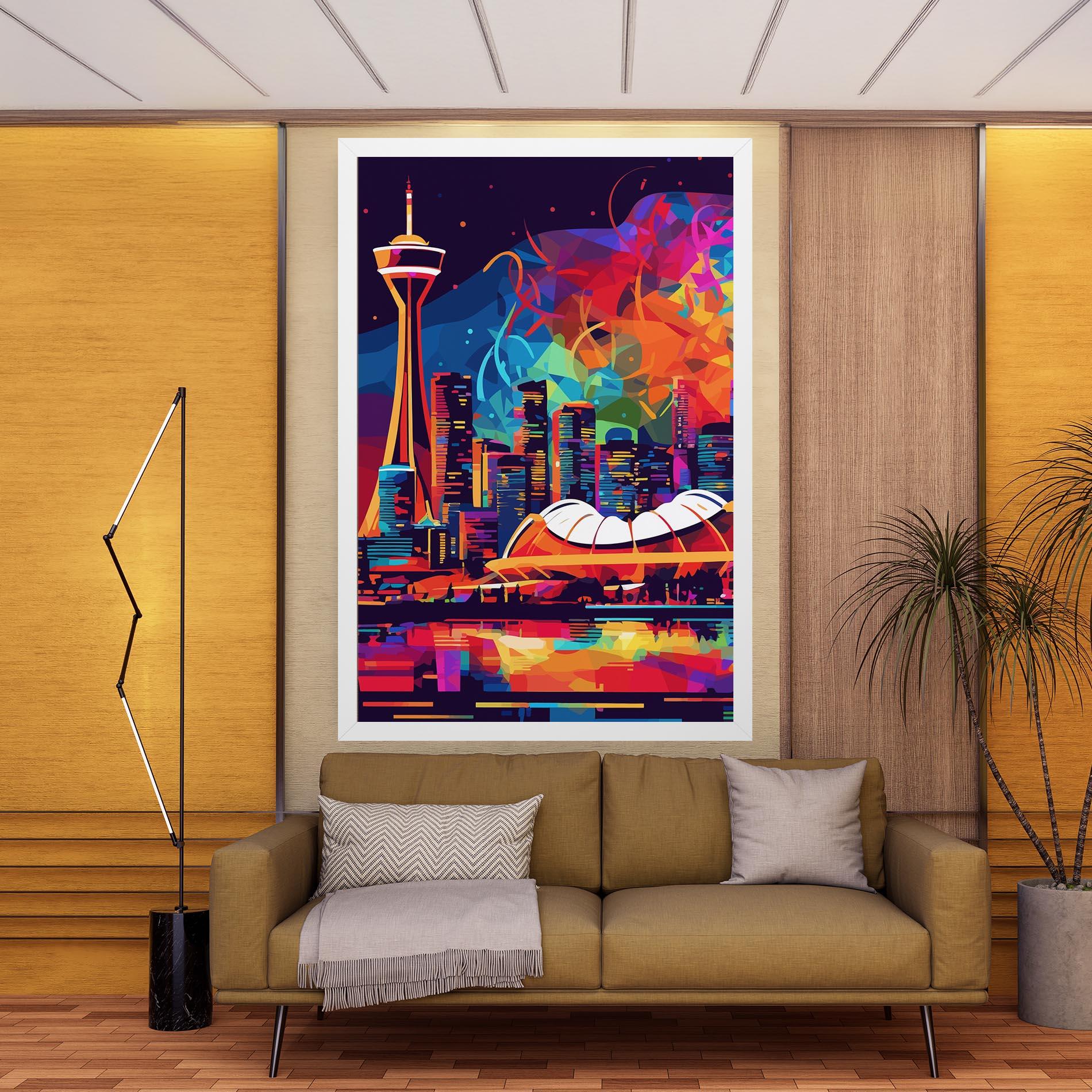 Vászonkép Olympic Stadium Art mockup 9