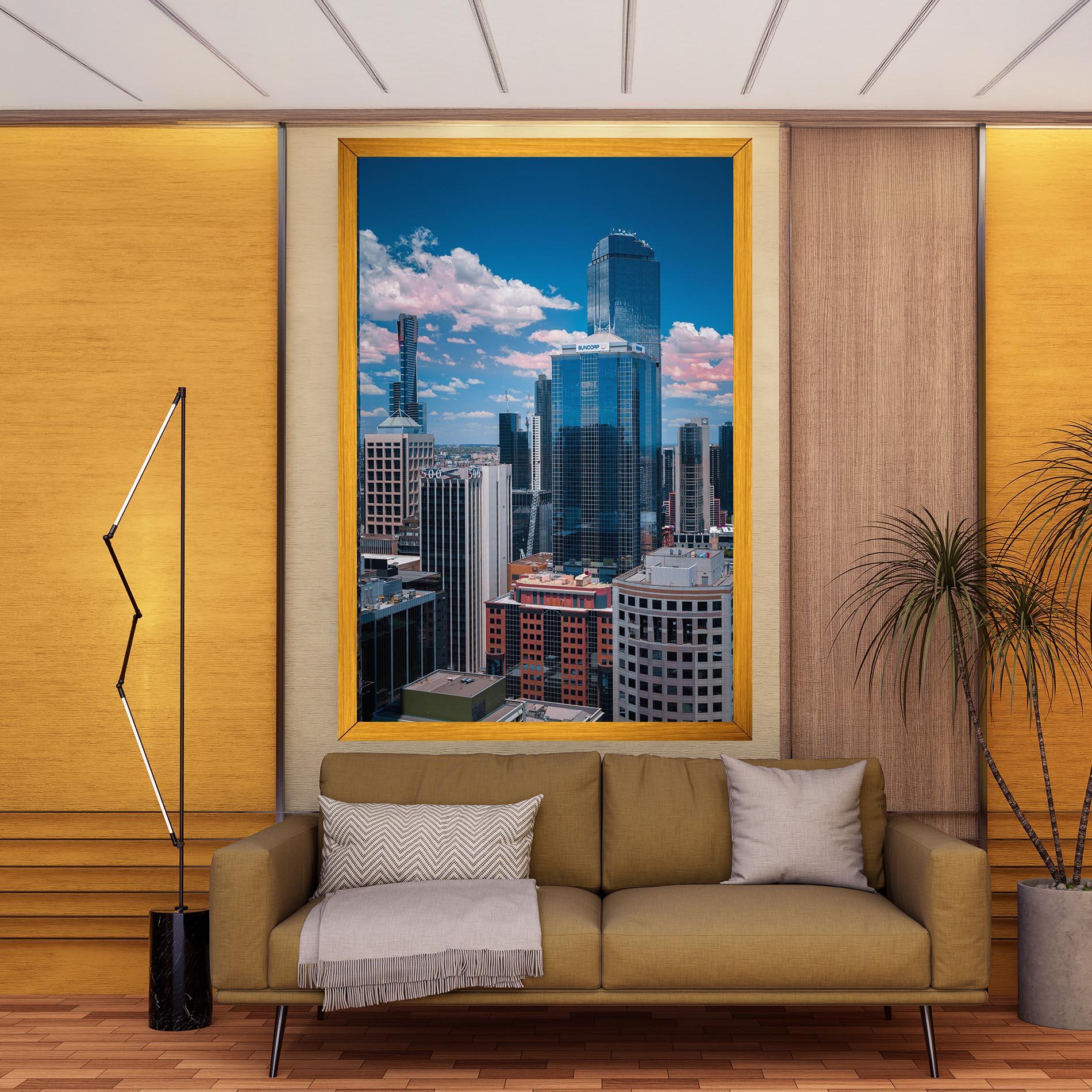 Vászonkép Skyscrapert View mockup 9